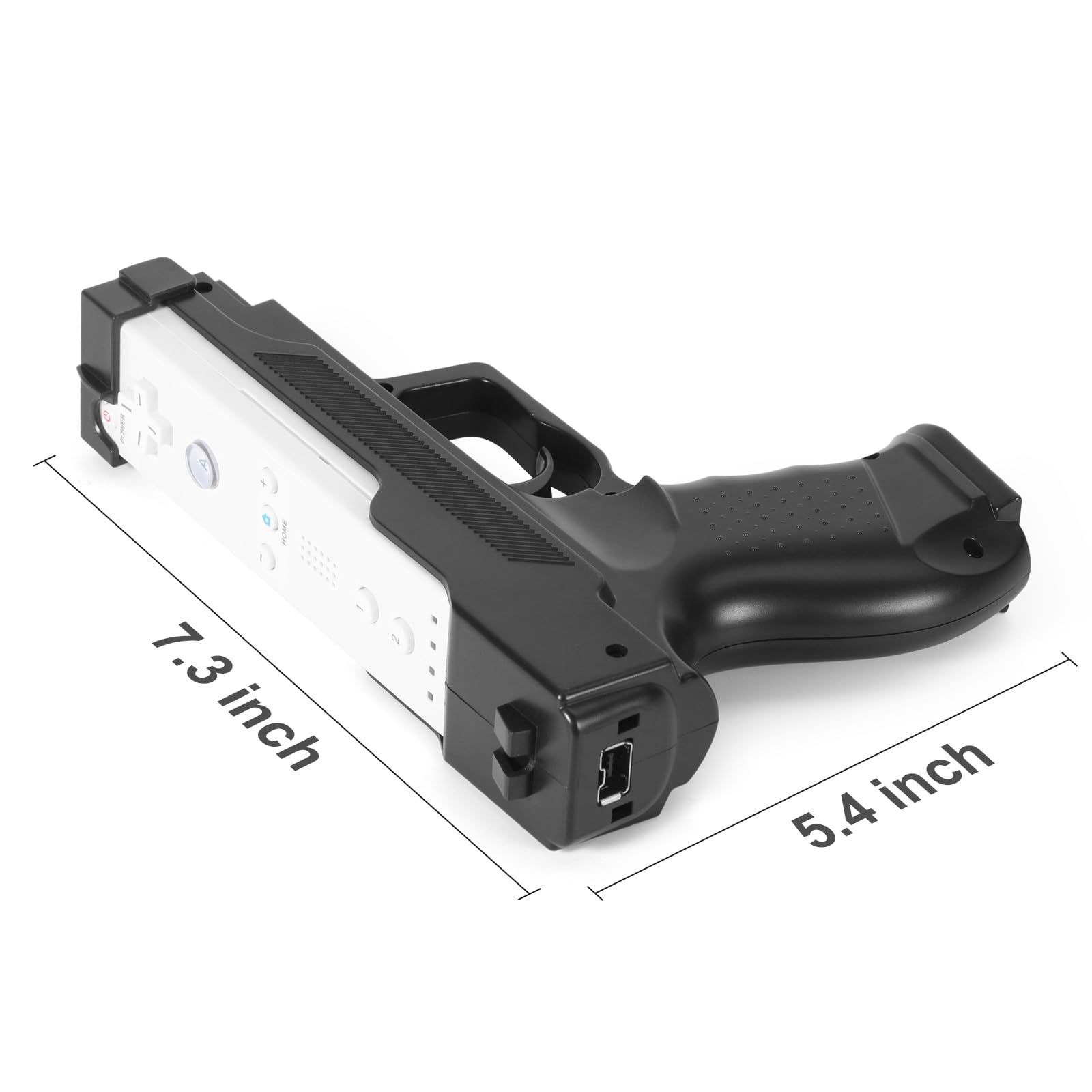 Motion Plus Controller for Wii - 2 Pack Compatible with Wii Games & Shooting Games | Perfect for Multiplayer Gaming & Family Fun