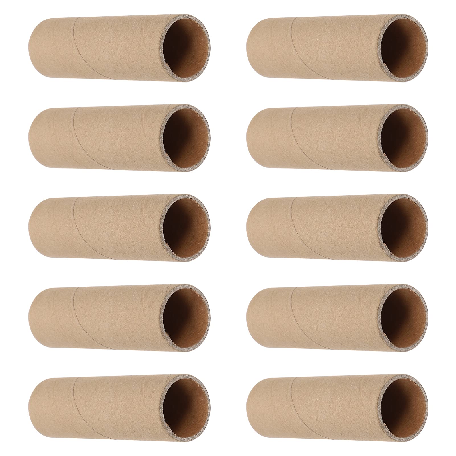 15pcs Round Paper Tubes - Mailing Tubes, Toilet Paper Tubes & Cardboard Storage Tubes for Kids | Perfect for DIY Crafts, Gift Wrapping & Wool Reel Organizing | Cabilock Small Cardboard Tubes for Home & School Projects