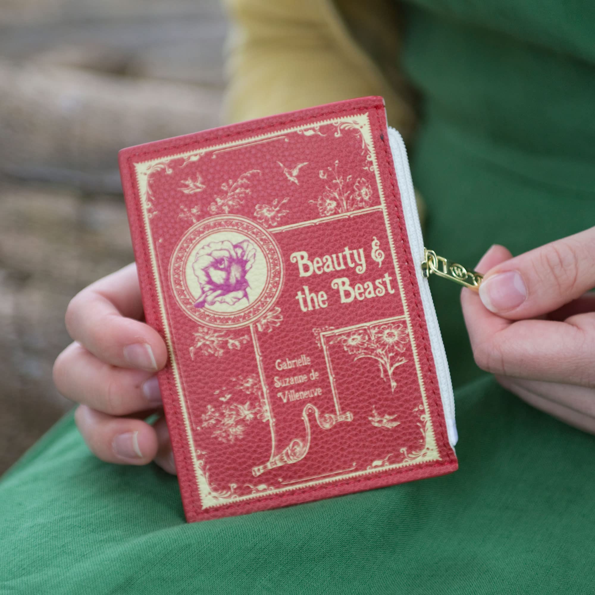 Themed Book Coin Purse for Women - Perfect Literary Gift for Book Lovers, Readers & Bookworms - Elegant Book Club Accessory for Daily Use, Travel & Book Events by Well Read