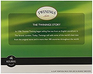Twinings Pure Green Tea K-Cup Pods - 12 Count | Refreshing & Antioxidant-Rich | Perfect for Keurig Brewers at Home or Office
