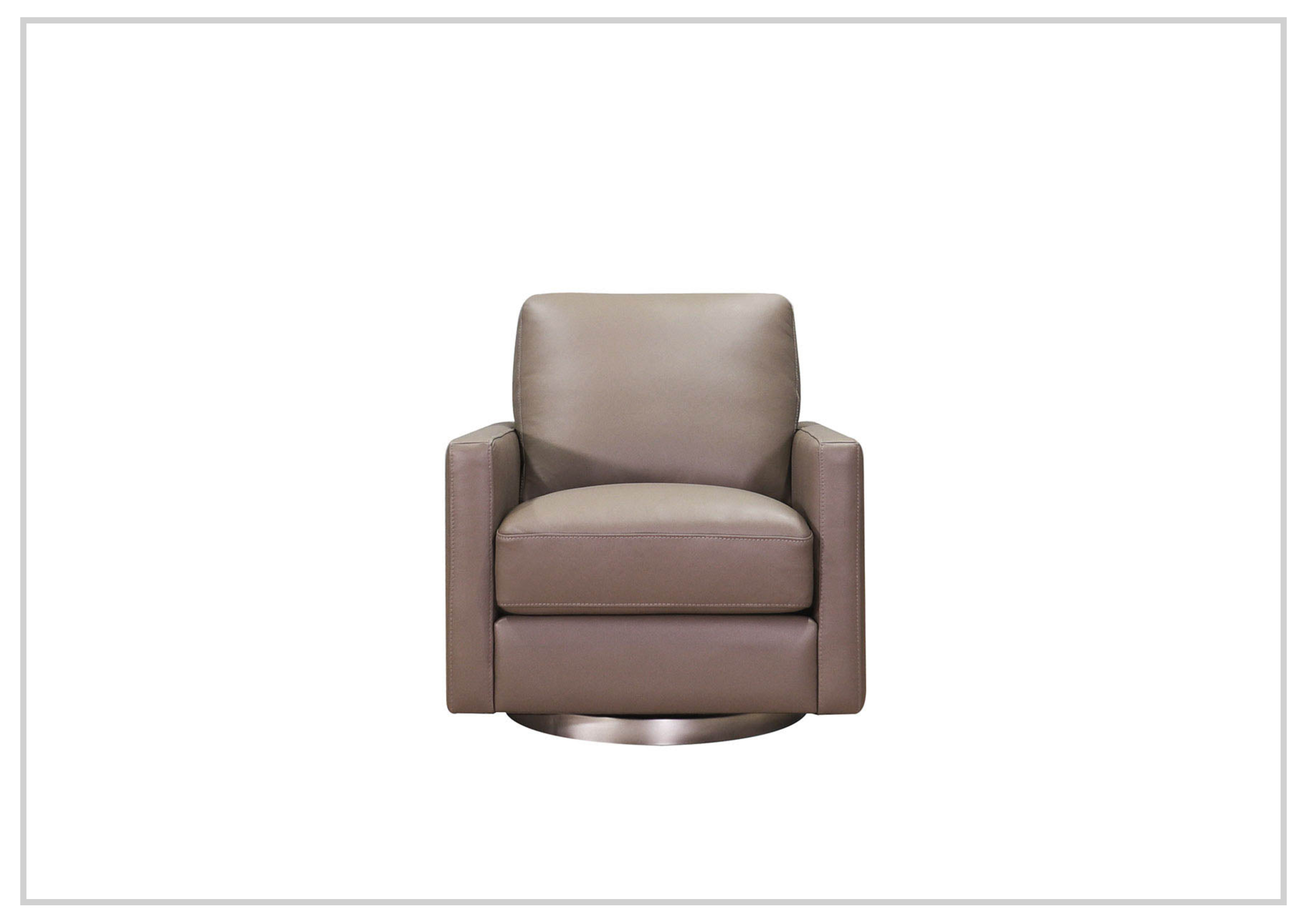 Hydeline Ashby 360 Degree Swivel Leather Arm Chair - Ergonomic Office Chair with Adjustable Height for Home & Workspace - Perfect for Conference Rooms, Study Desks & Executive Offices