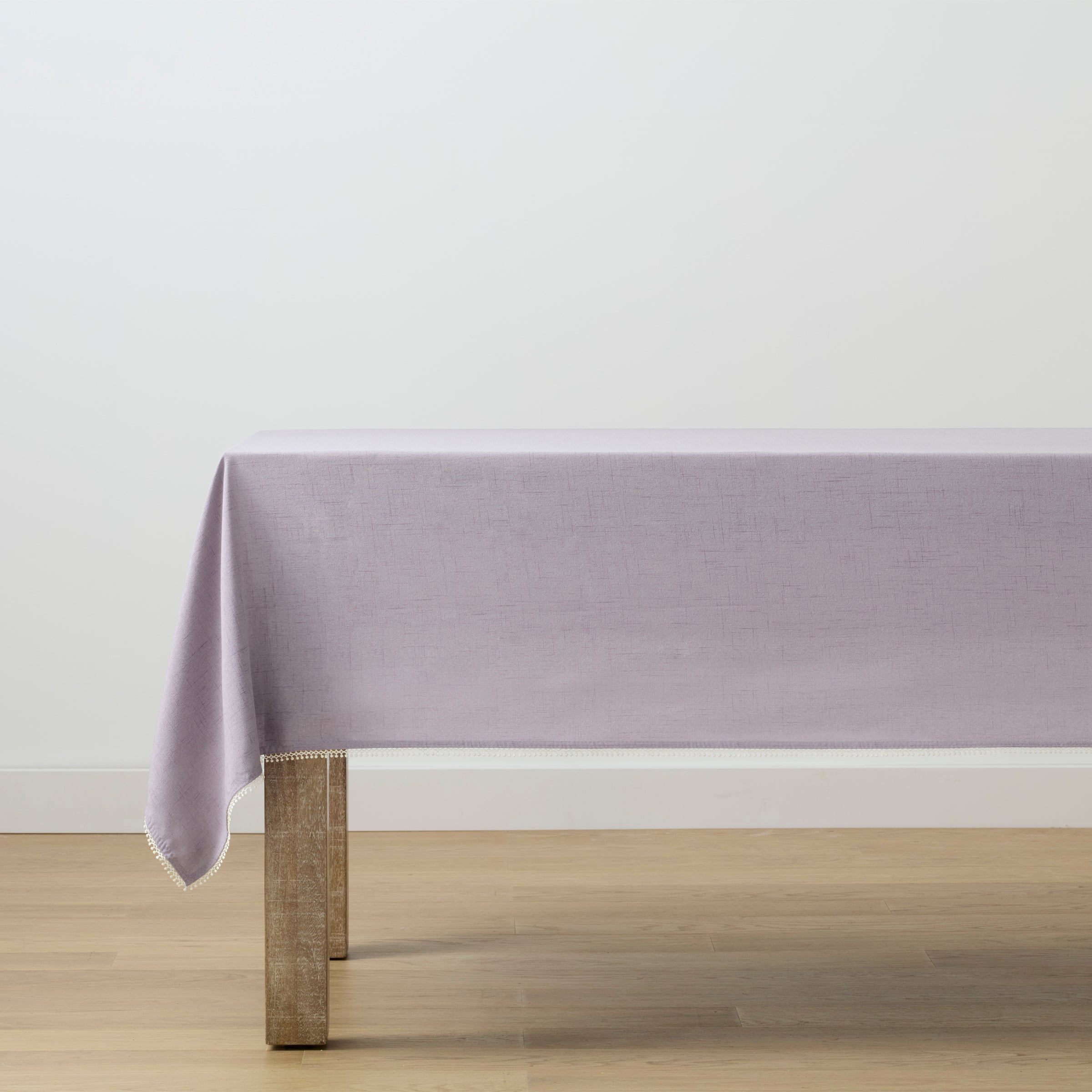 French Perle Violet 60X84 Inch Premium Tablecloth - Elegant Dining Table Cover for Weddings, Parties & Formal Events