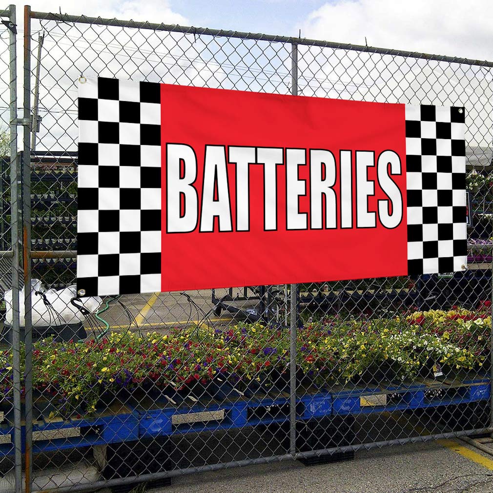 Vinyl Banner 48x96 Inches - Heavy Duty Weatherproof Outdoor Sign with 8 Grommets for Advertising, Automotive, Industrial & Yard Signs (Multiple Sizes Available) - Perfect for Business Promotion, Events, and Outdoor Branding