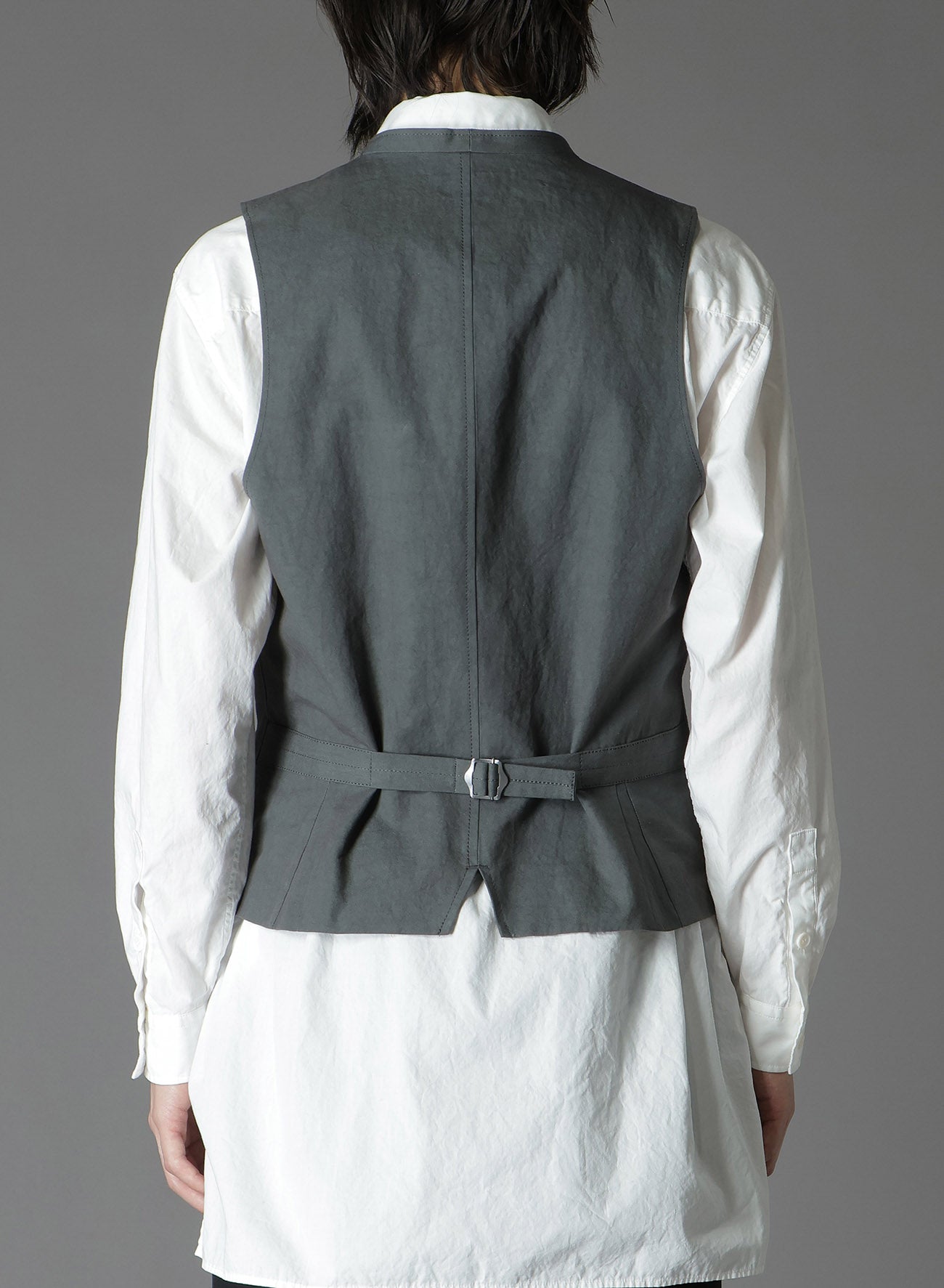 COTTON ZAZA CROSS WA ZIPPER POCKET VEST - Men's Casual Streetwear Jacket for Outdoor Activities & Urban Fashion