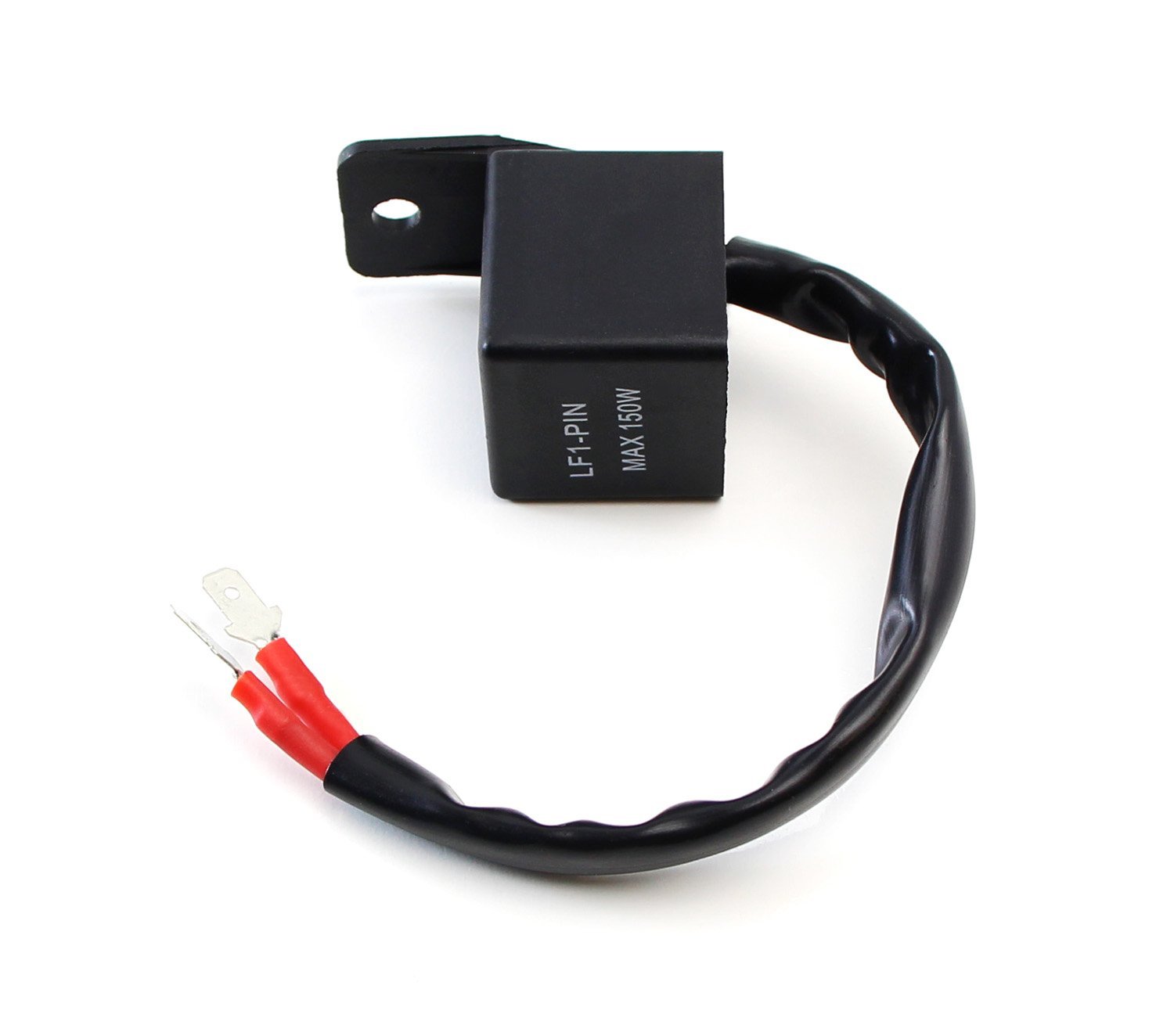 2 Pin LED Flasher Relay for Motorcycles - Fix Hyper Flash & Turn Signal Issues | Compatible with LED & Halogen Bulbs | Ideal for Harley, Honda, Yamaha & More | Easy Installation for Safer Riding