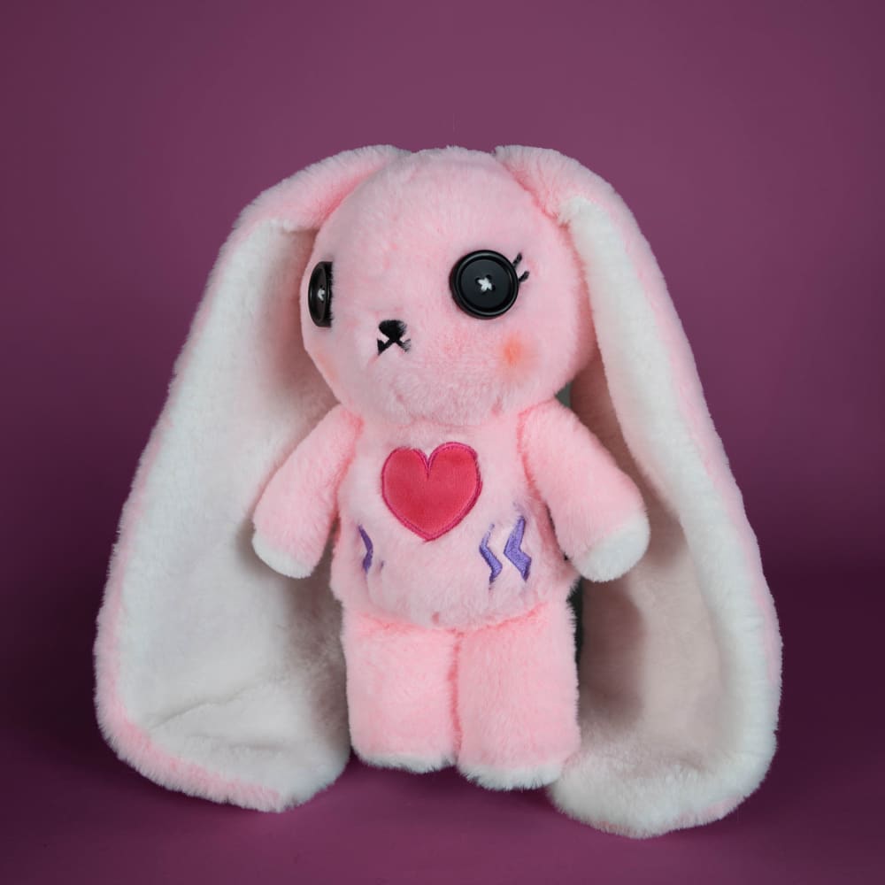 Cushing's Syndrome Awareness Bunny Plush Stuffed Animal - Soft Huggable Toy for Medical Education & Emotional Support