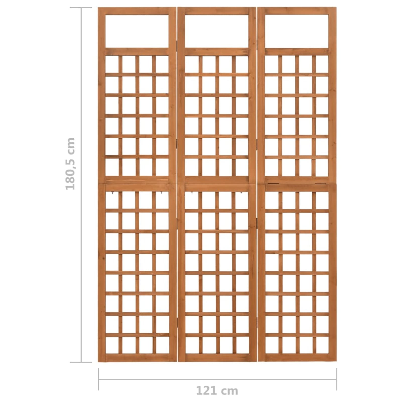 3-Panel Room Divider Screen - 47.6