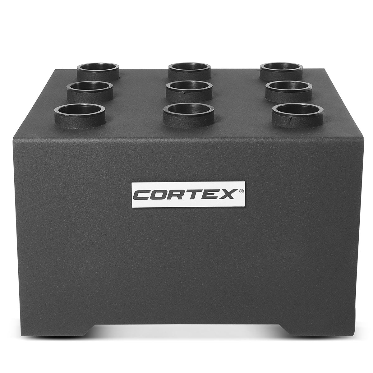CORTEX Olympic Barbell Holder - Heavy Duty Barbell Storage Rack for Weightlifting & CrossFit - Perfect for Home Gym, Garage, and Fitness Studio