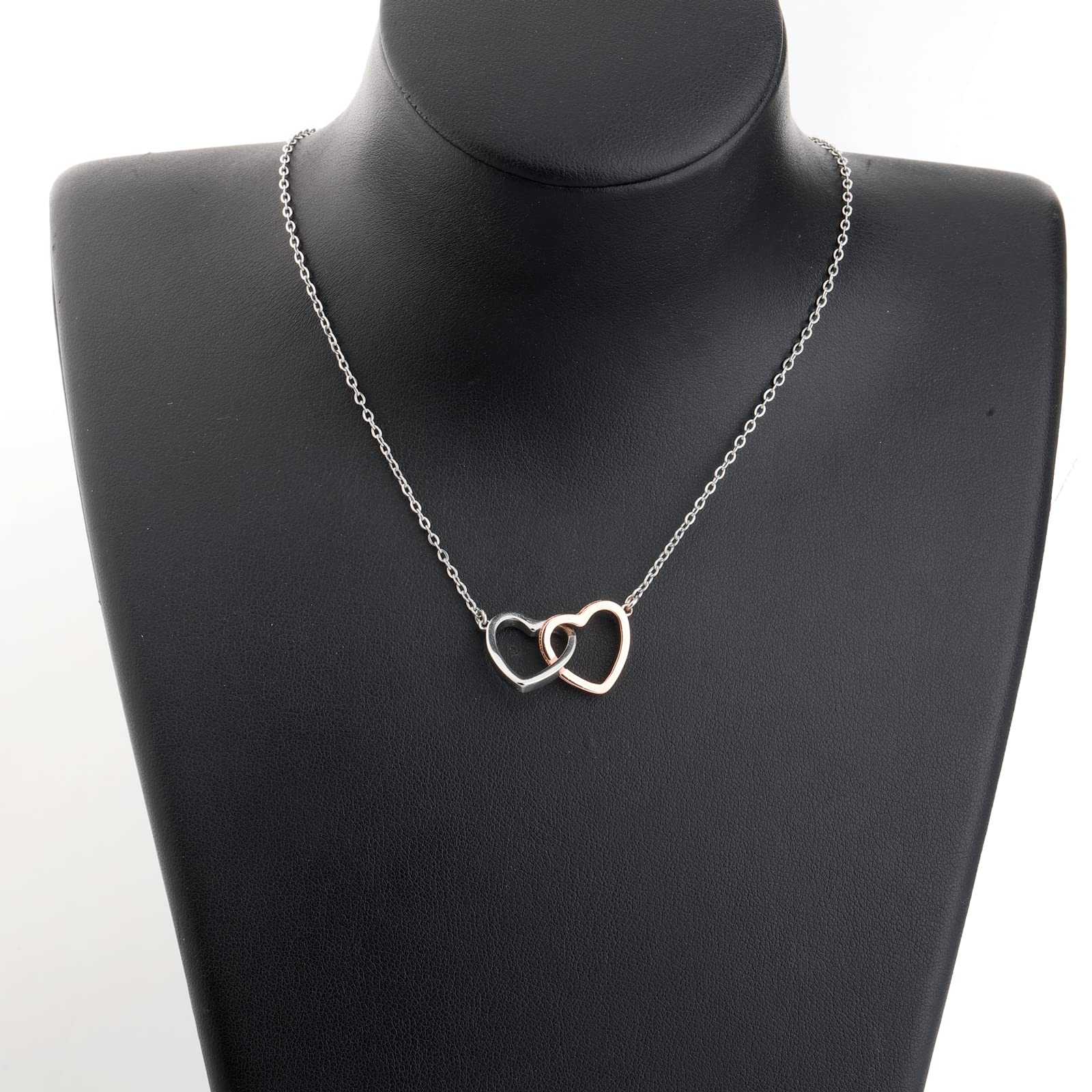 BLEOUK Sister Necklace - Elegant Bridal Jewelry Gift for Bride's Sister | Wedding Thank You Present for Sister | Perfect for Bridal Party, Rehearsal Dinner & Special Occasions