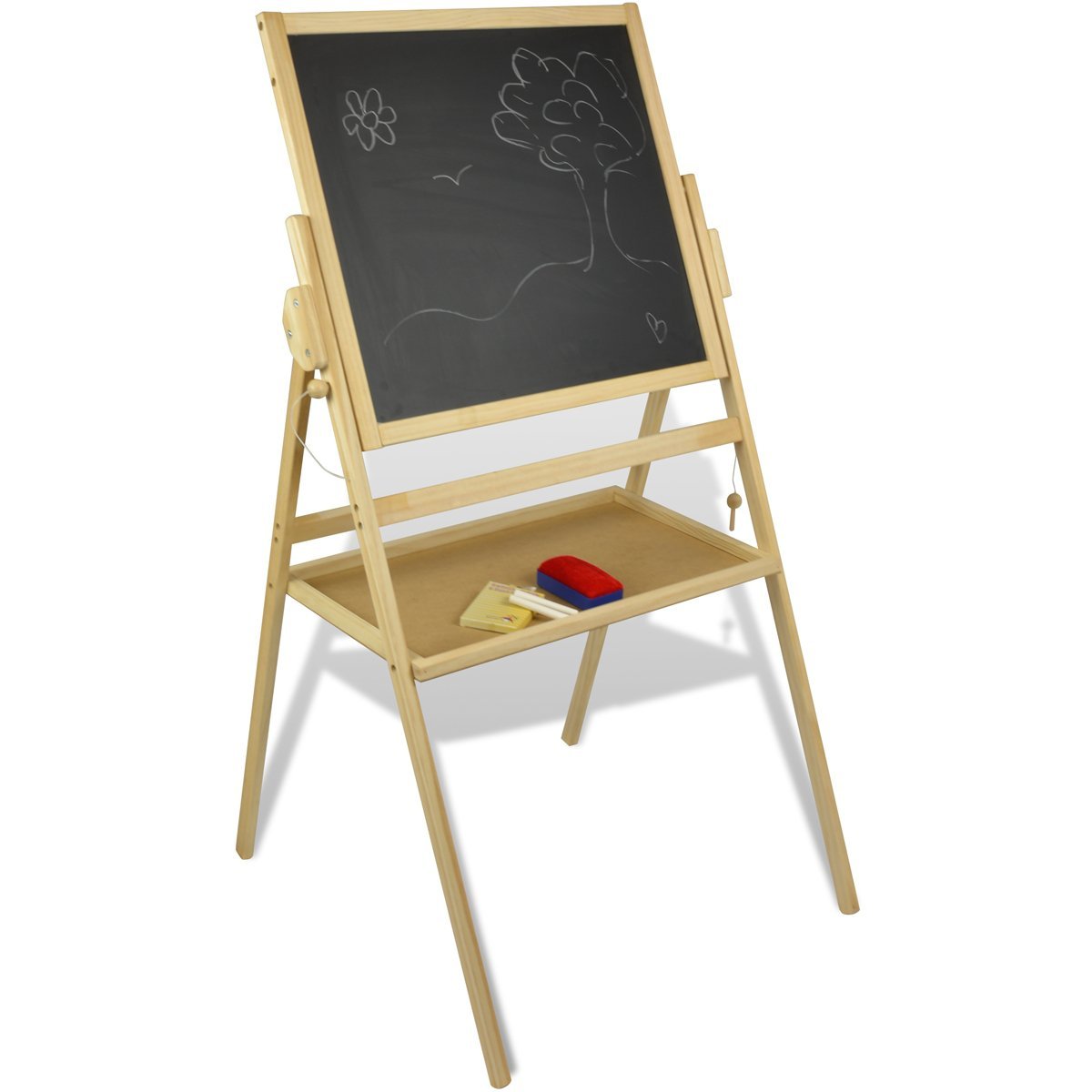 Handcrafted Marionette Wooden Toys - Black and White Puppet Board for Kids | Educational & Imaginative Play | Perfect for Storytelling, Theater, and Classroom Activities