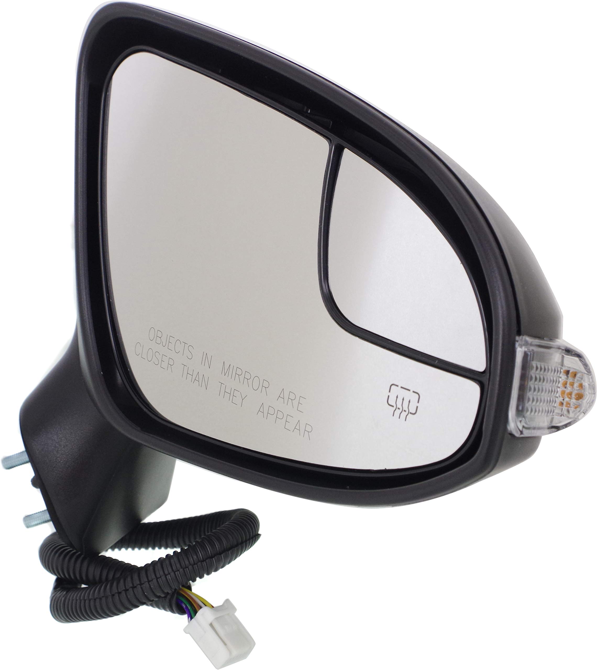 Garage-Pro Heated Power Glass Side Mirror with Blind Spot Detection & Signal Light - Compatible with 2010-2016 Toyota Venza (Passenger Side) | Perfect for Winter Driving & Enhanced Safety