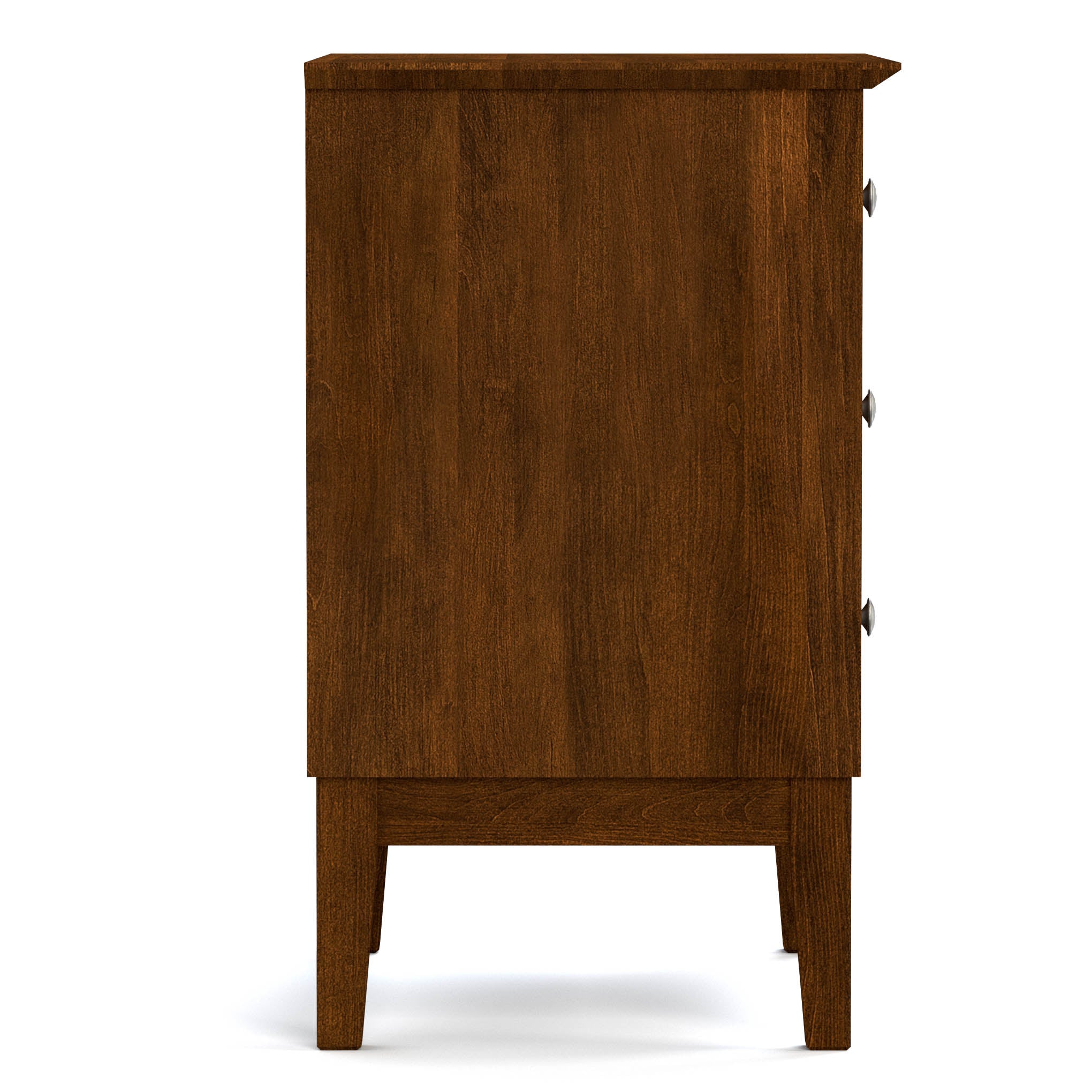 Gable Road 3-Drawer Nightstand - Modern Bedside Table with Storage for Bedroom, Living Room, or Office