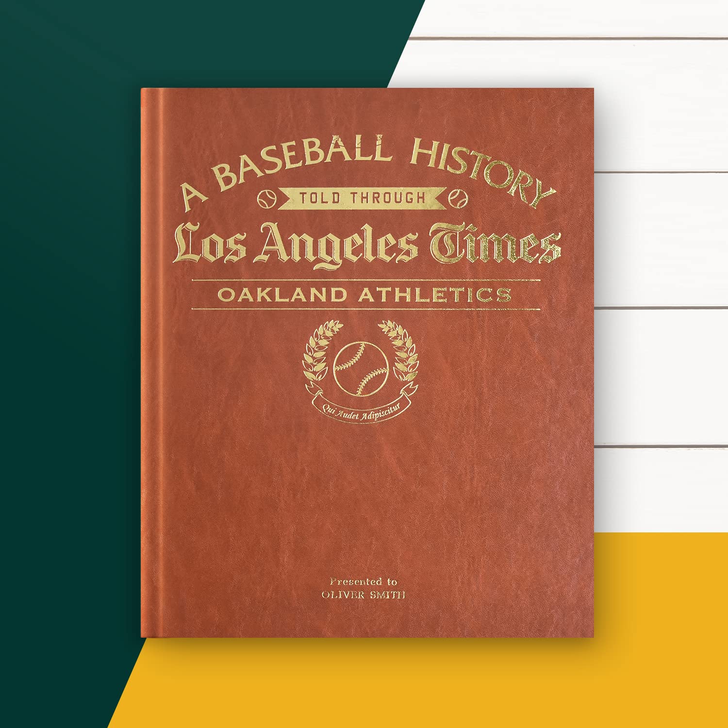 Personalized Baseball History Book - Custom MLB Gift for Sports Fans - Major League History with Vintage Newspaper Coverage - Perfect for Father's Day, Birthday & Anniversary Gifts