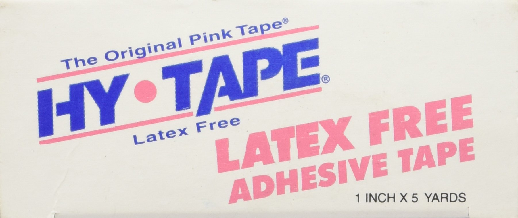HY-TAPE The Original Pink Tape, 1 Inch x 5 Yards - Waterproof First Aid Tape for Wound Care & Sports Injuries - Ideal for Medical Use, Bandage Securing & Athletic Protection