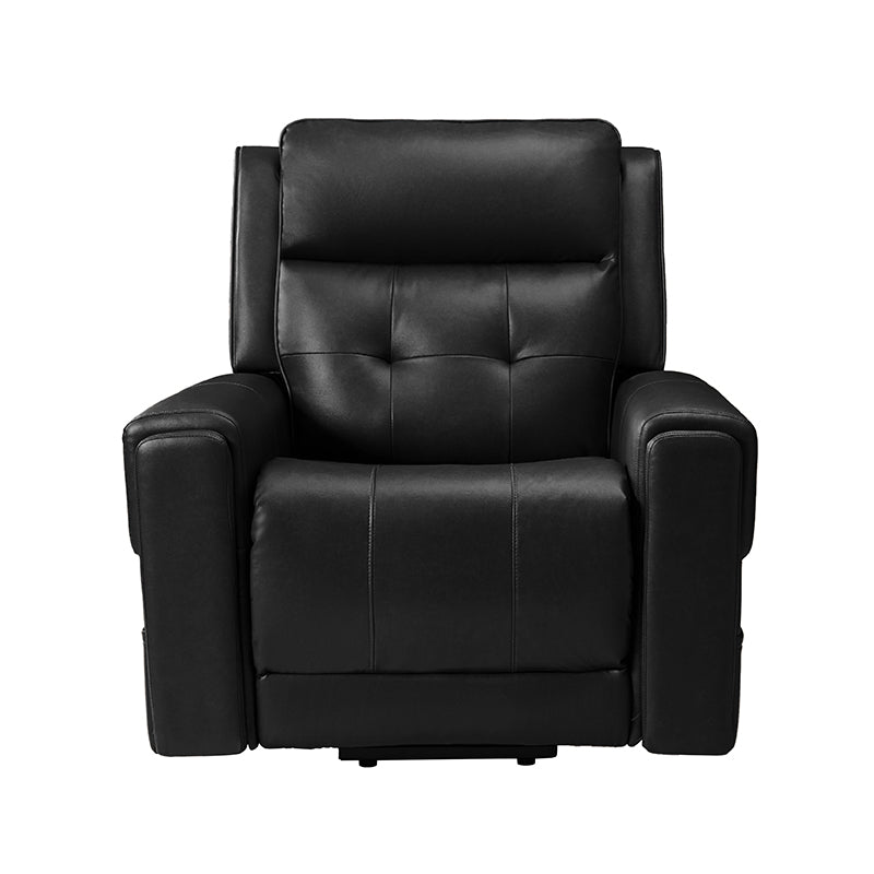 Horace Lift Support Deluxe Power Recliner Chair - Electric Massage Reclining Sofa with USB Charger & Cup Holders - Perfect for Living Room, Home Theater & Elderly Comfort