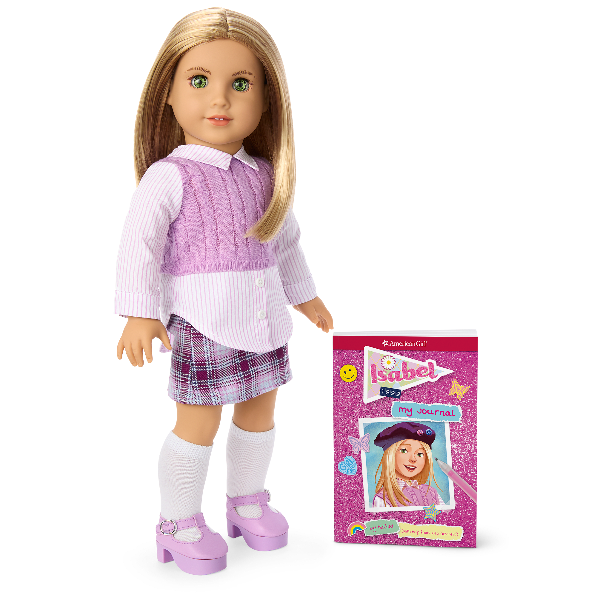 Isabel™ 18 Inch Historical Character Doll with Journal - Perfect for Collectors, Gift Giving & Role Play Scenes
