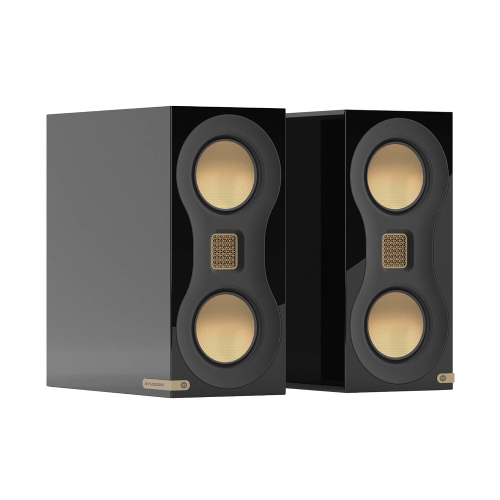 Monitor Audio Studio 89 High-Fidelity Bookshelf Speakers - Premium Sound Quality for Home Theater & Music Listening | Perfect for Small Spaces & Audiophile Setups