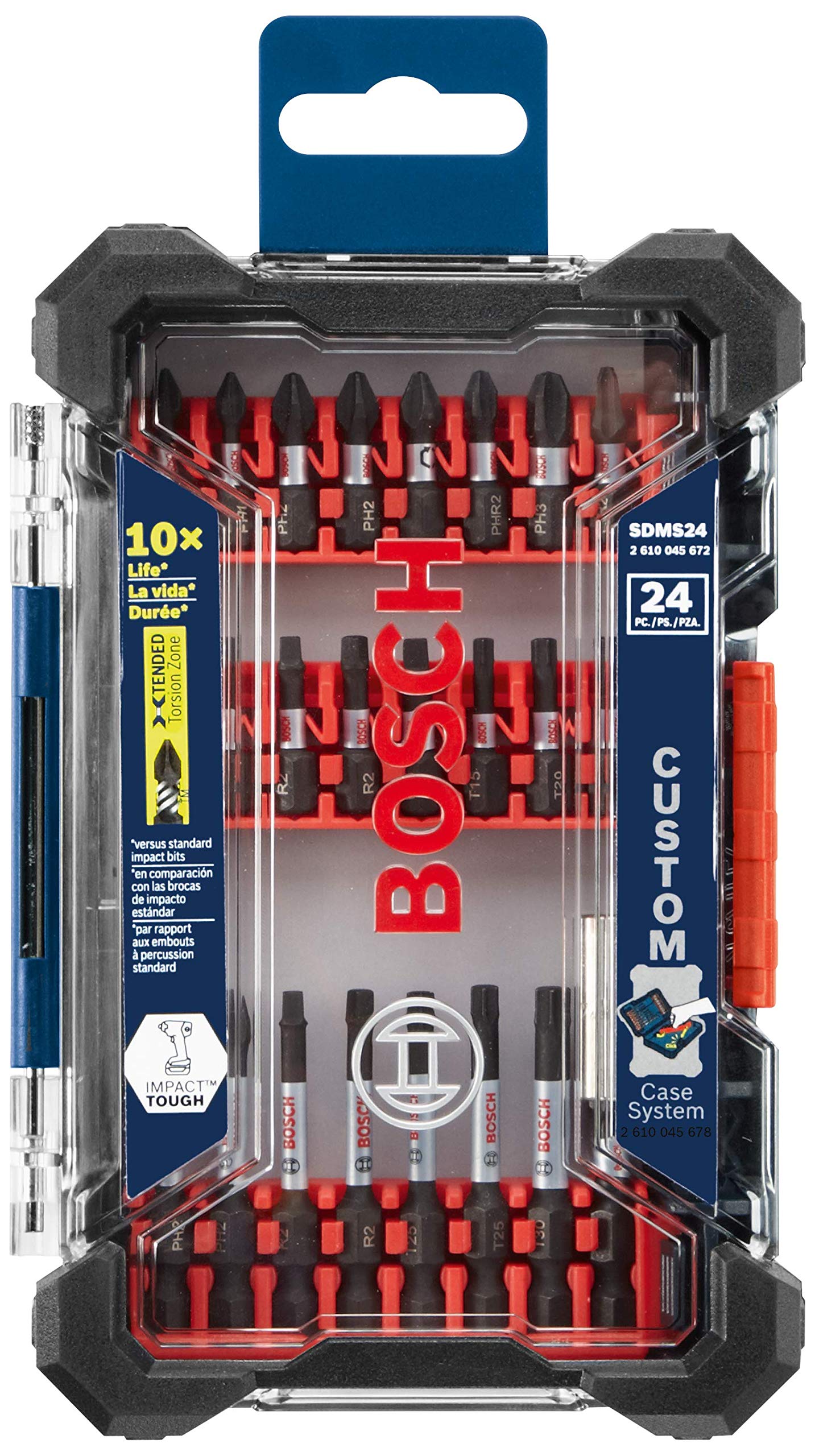 Bosch 12V Cordless Electric Screwdriver Kit with 24-Piece Screwdriver Bit Set & Custom Case - Perfect for DIY Home Projects, Furniture Assembly, and Professional Construction Work