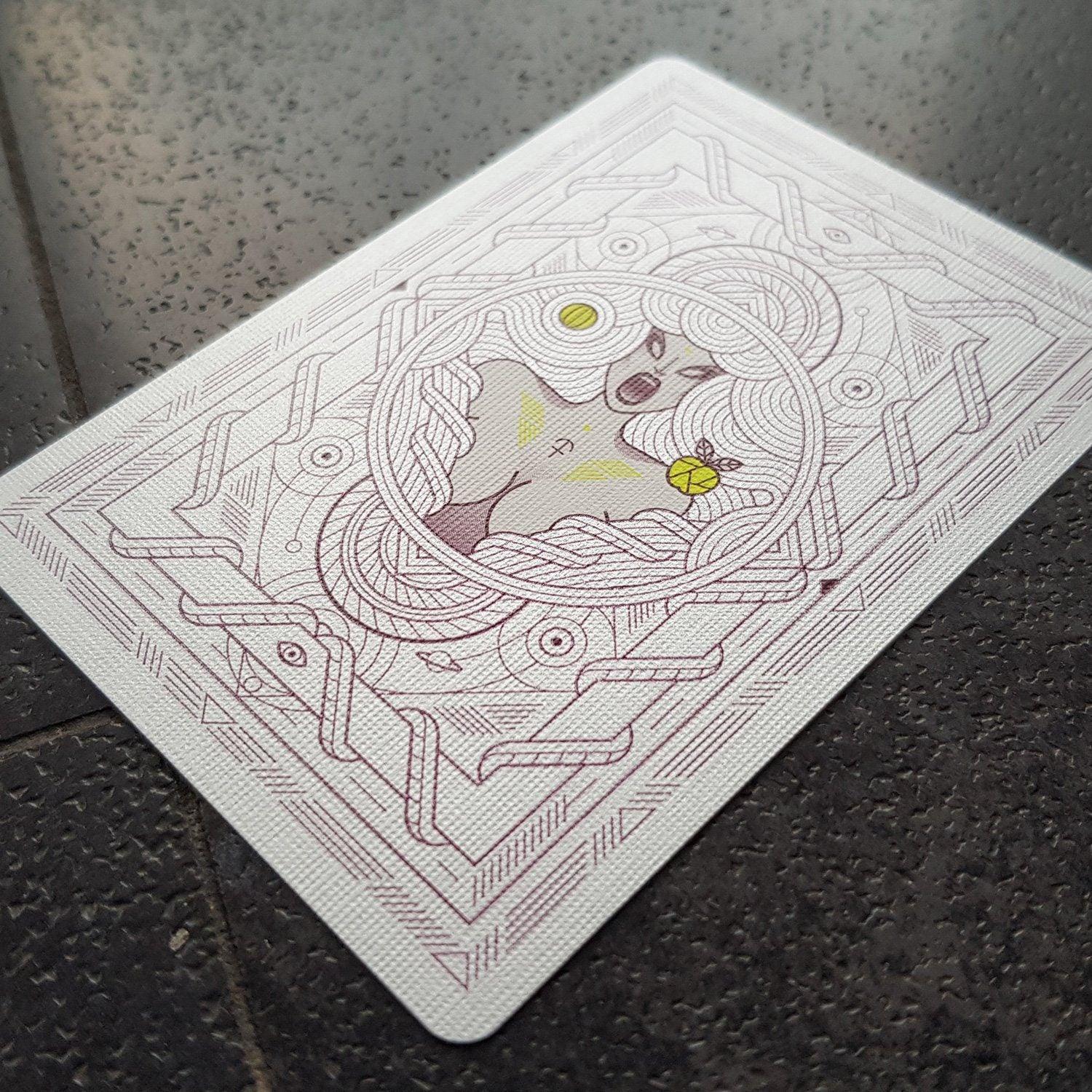 Premium White Monolith Playing Cards - Luxury Poker Deck by Thirdway Industries | Perfect for Magic Tricks, Cardistry & Collectors