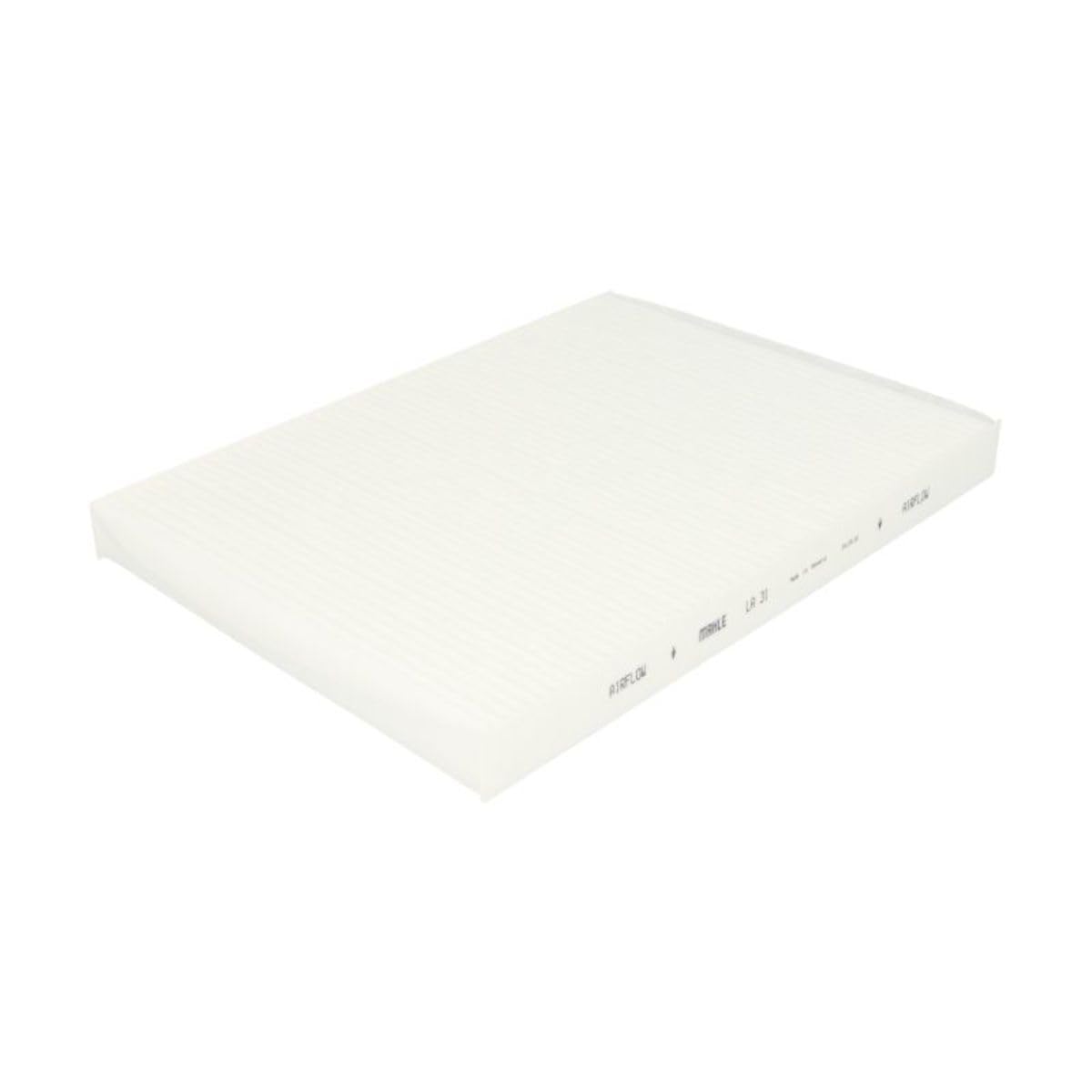 MAHLE LA 31 Premium Cabin Air Filter for Cars & Trucks - Clean Air, Allergen & Dust Protection - Fits Most Vehicle Models - Ideal for Daily Commute & Road Trips
