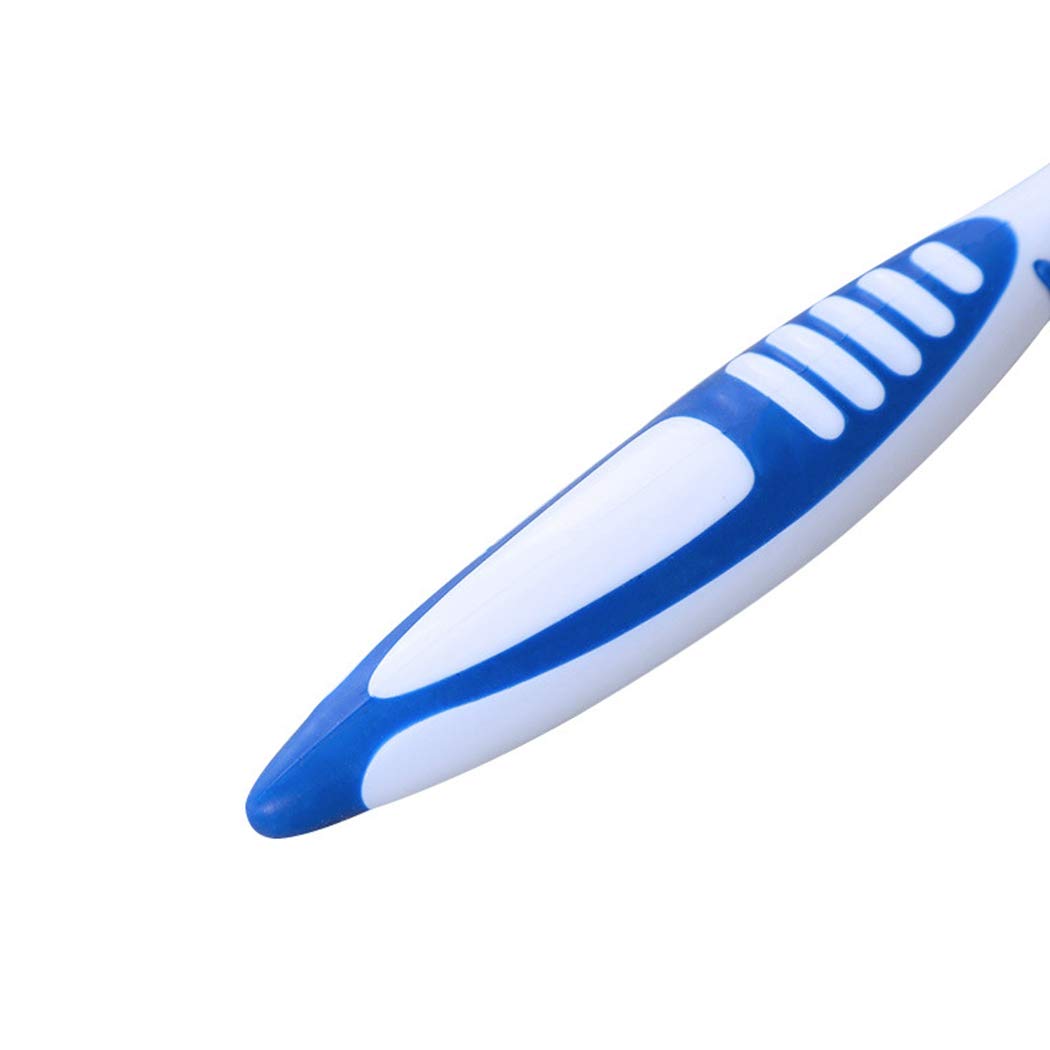 Anjetan 4PCS Denture Cleaning Brush Set - Portable Denture Accessories for Retainers & False Teeth - Perfect for Travel & Daily Oral Care