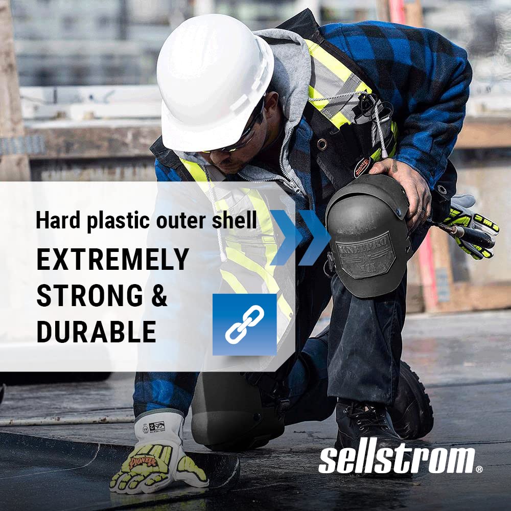 Ultra Flex III Knee Pads for Construction & Gardening - Comfortable Work Protection for Men & Women - Ideal for Roofing & Flooring