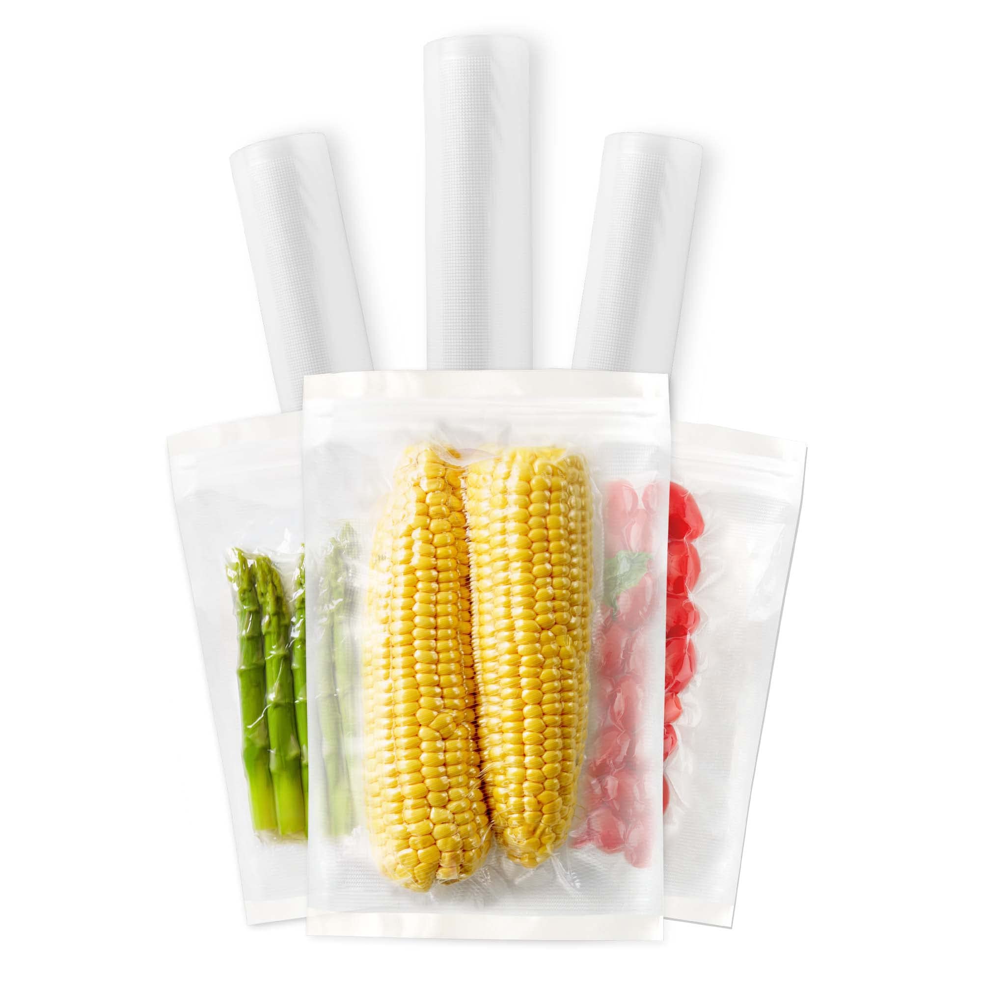 Dash SuperSeal™ 3-Pack Vacuum Sealer Refill Rolls - BPA-Free Plastic Bags for Food Preservation, Sous Vide & Meal Prep (Fits Most Vacuum Sealers) - Perfect for Freezing, Storing & Organizing Food Long-Term
