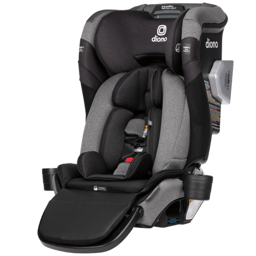 Diono Radian 3QXT+ All-in-One Convertible Car Seat for Infants to Toddlers - Safe & Comfortable 3-in-1 Design for Rear-Facing, Forward-Facing & Booster Mode - Perfect for Travel, Daily Commute & Family Road Trips