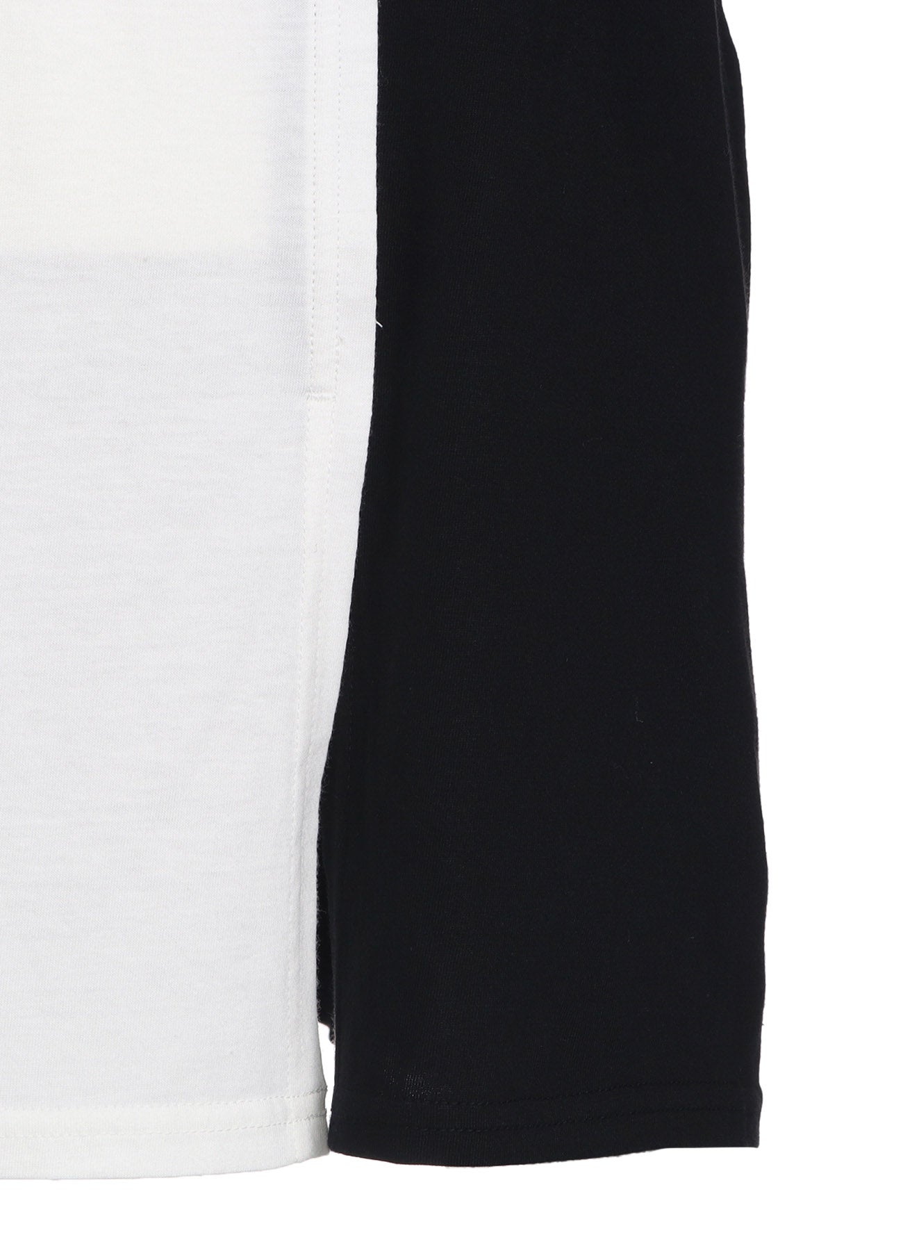 Color Switched Asymmetrical Design T-Shirt for Men & Women | Trendy Casual Wear for Street Style & Everyday Outfits