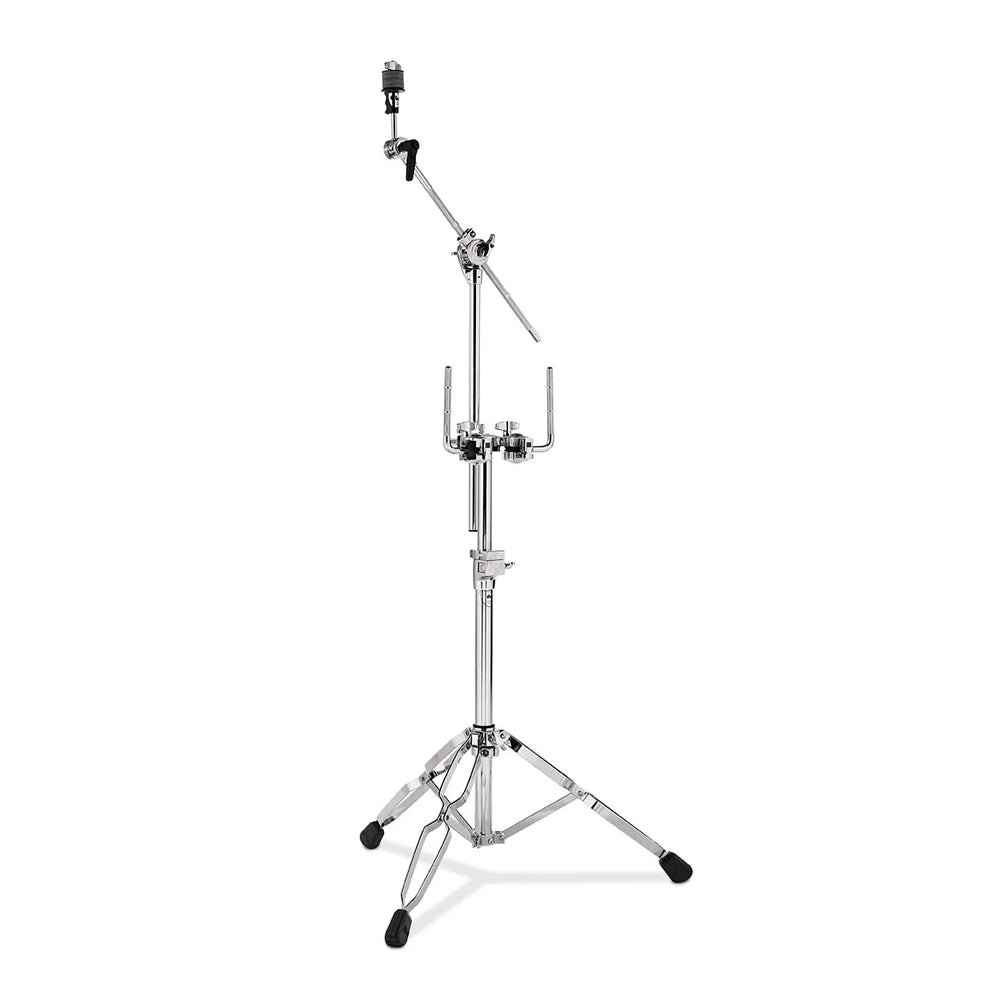 DW 9934 Double Tom/Cymbal Stand with 934 Cymbal Arm - Heavy Duty Drum Hardware for Professional Drummers - Perfect for Live Performances and Studio Recordings
