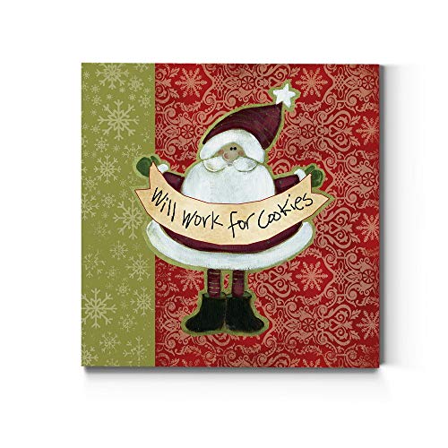 Will Work for Cookies Santa