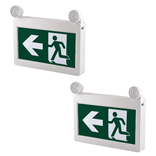 2 Pack Running Man Exit Sign