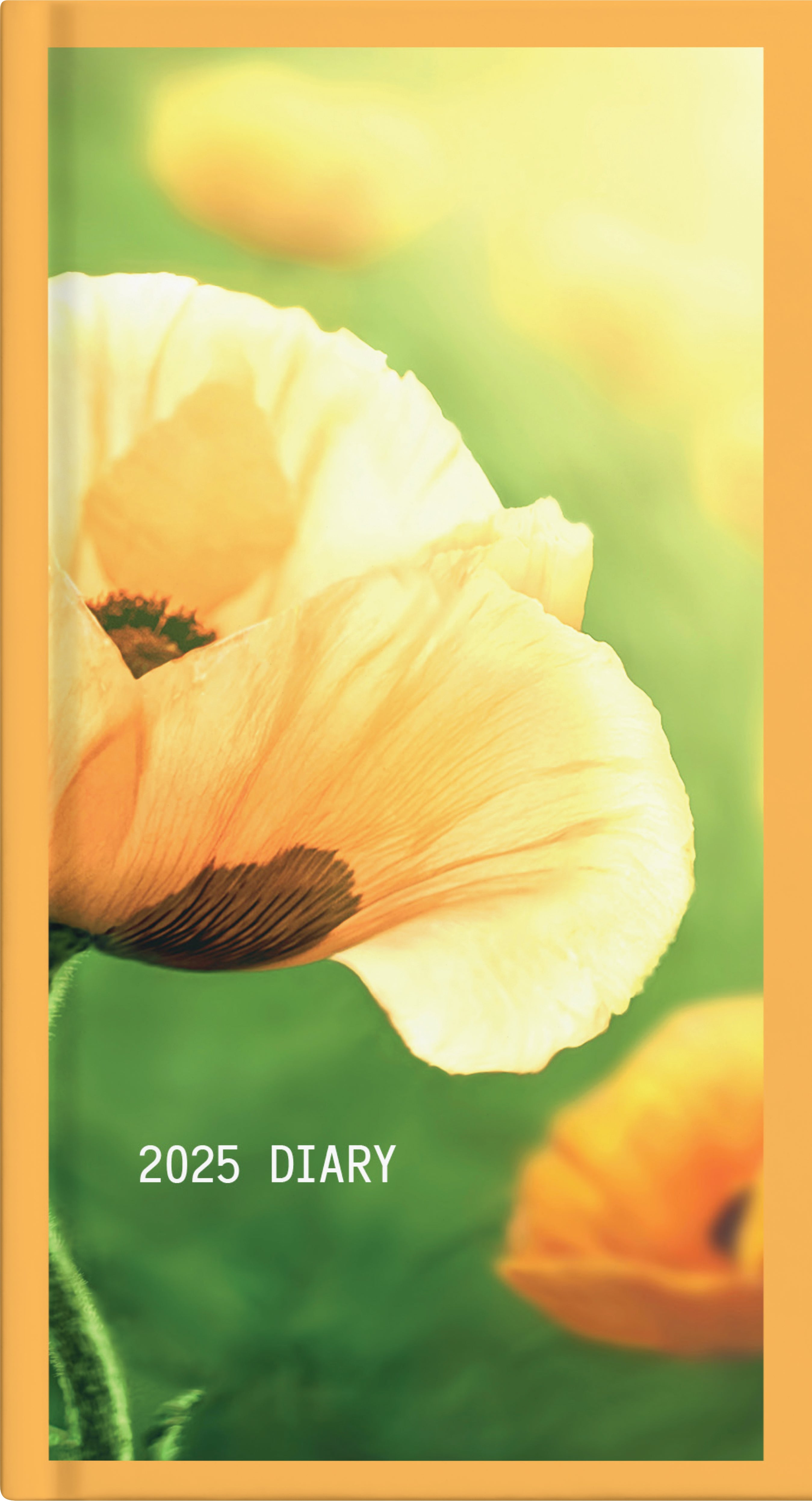 2025 Collins Slim Pocket Diary CW7 - Week to View Planner with Notes Page, Floral Design, 80mm x 152mm - Perfect for Daily Scheduling, Journaling & Gift Giving