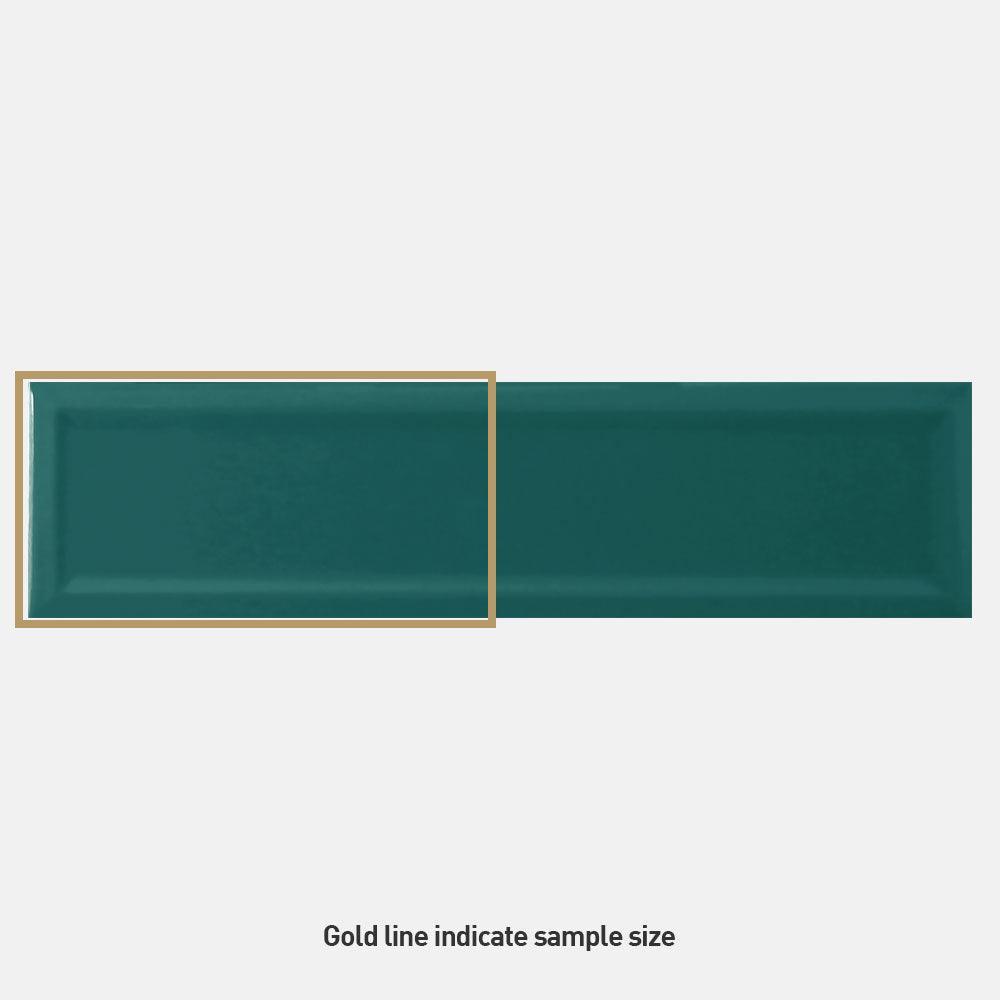 Metro Dark Green Frame 68x280 Matt Subway Tile - Premium Ceramic Wall Tiles for Kitchen Backsplash, Bathroom & Shower Renovation