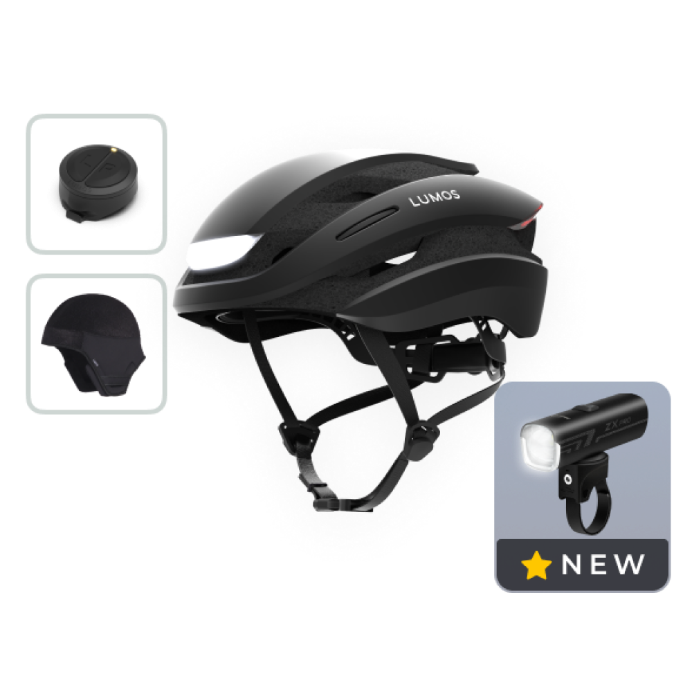 Ultra Winter ZX PRO StVZO Bike Light Kit - Waterproof, High Lumens for Cycling Safety - Perfect for Night Riding, Commuting, and Winter Sports