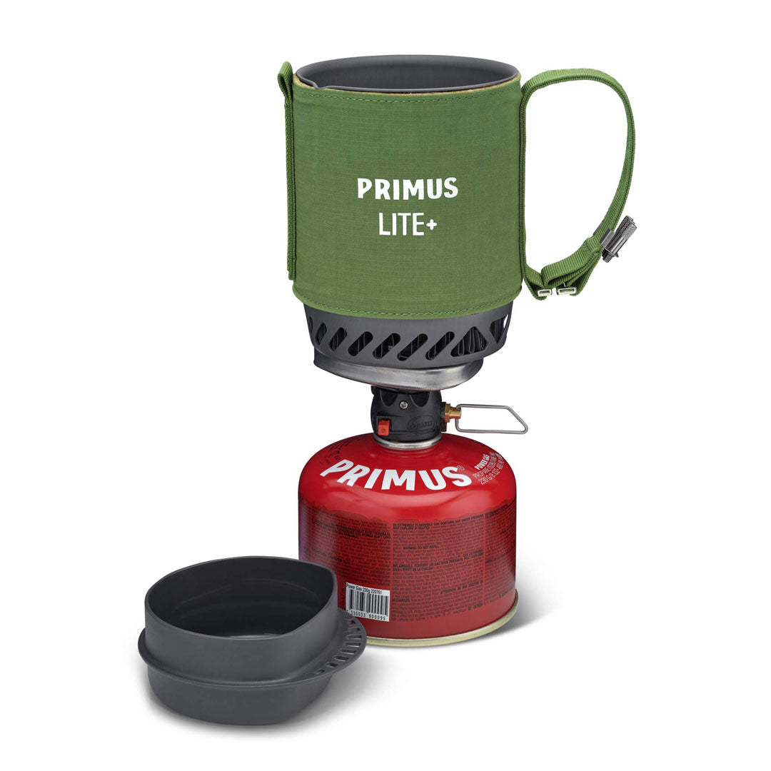 Primus Lite Plus Backpacking Gas Stove - Compact & Lightweight Camping Stove for Hiking, Backpacking & Outdoor Adventures (Fern Green)