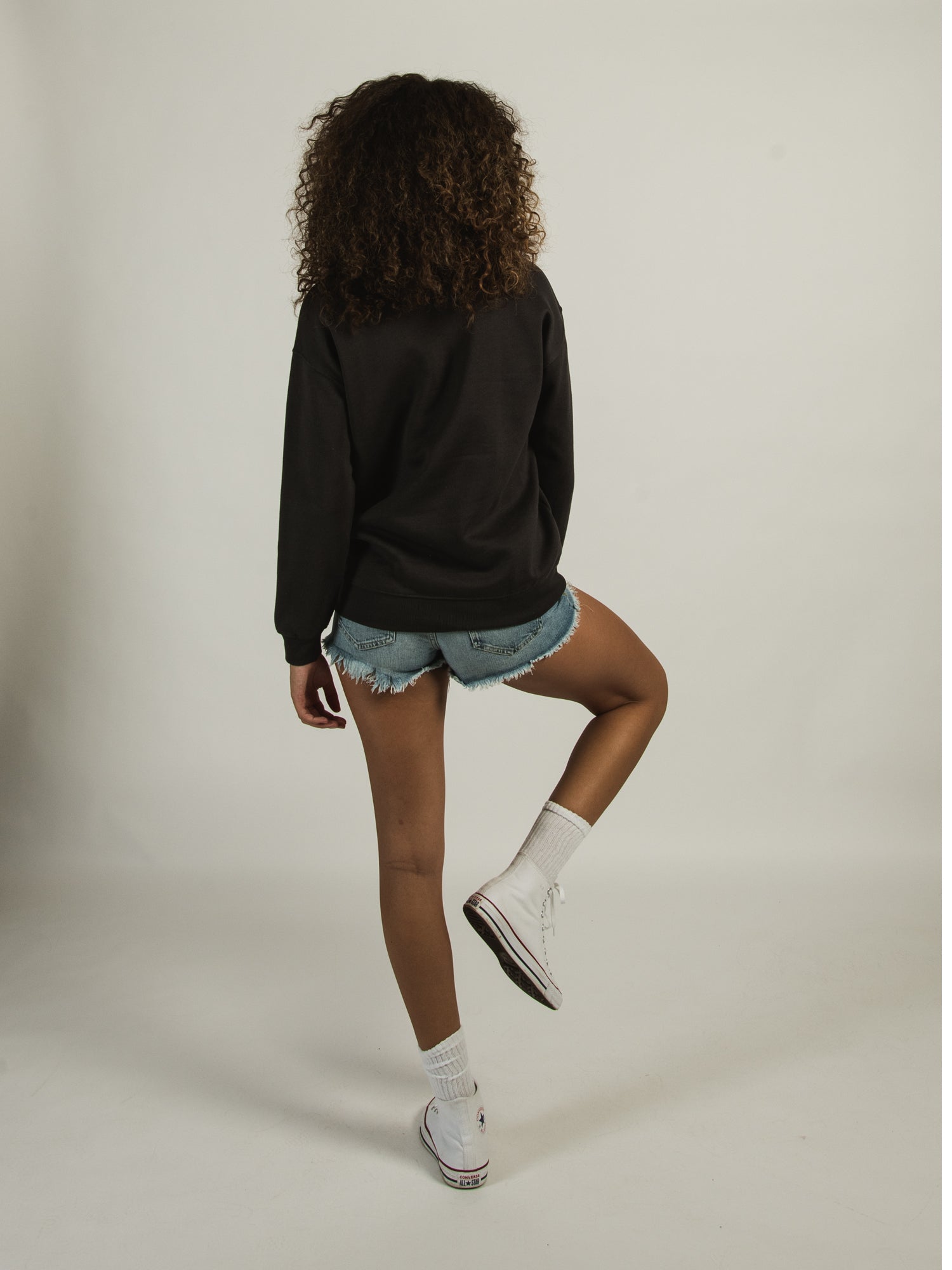 BILLABONG SHINE ALL NIGHT CREW Sweatshirt - Women's Pullover Hoodie for Casual Wear & Night Out