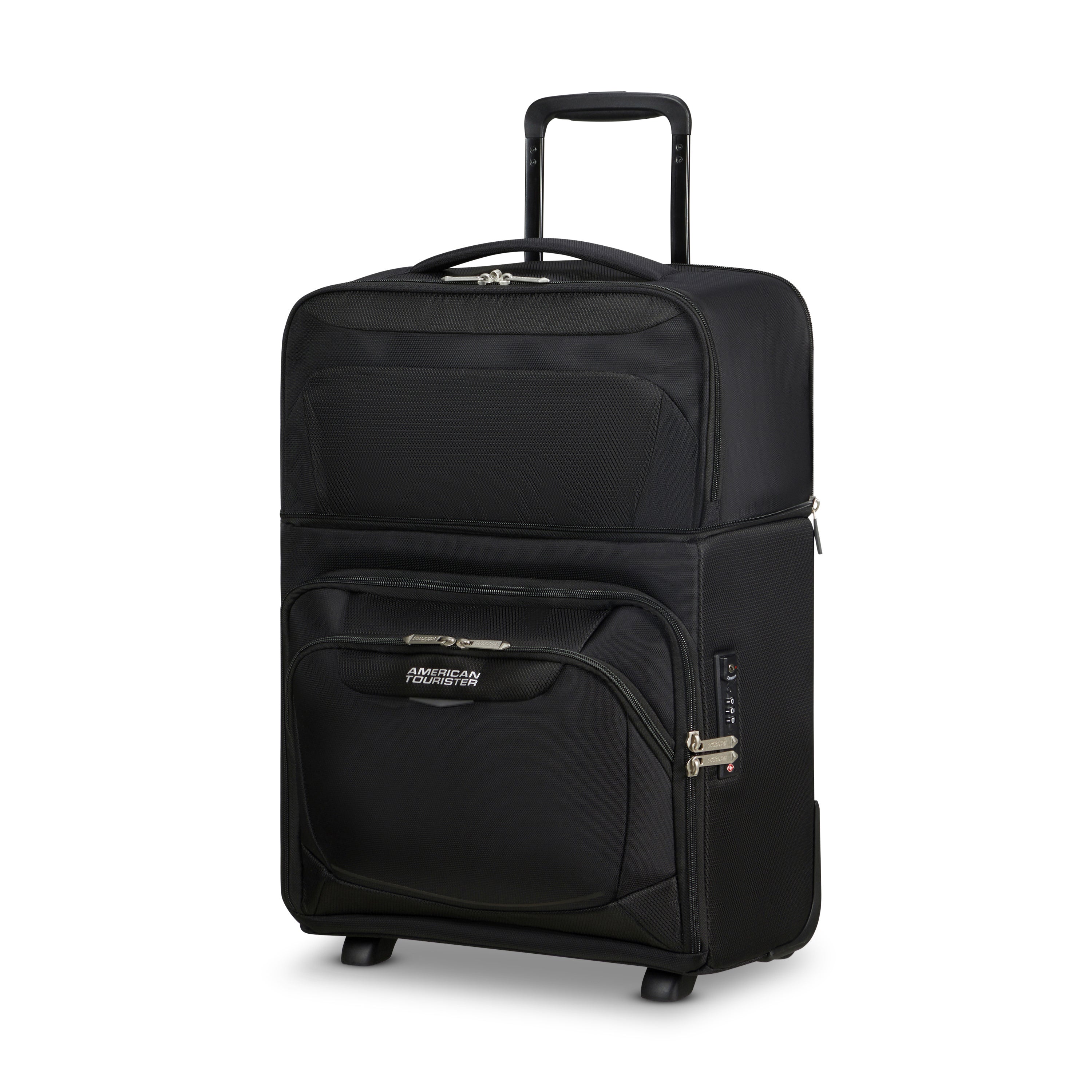 American Tourister Summerride Expandable Upright Underseater Luggage - Lightweight Carry-On Suitcase for Air Travel, Perfect for Weekend Getaways & Business Trips