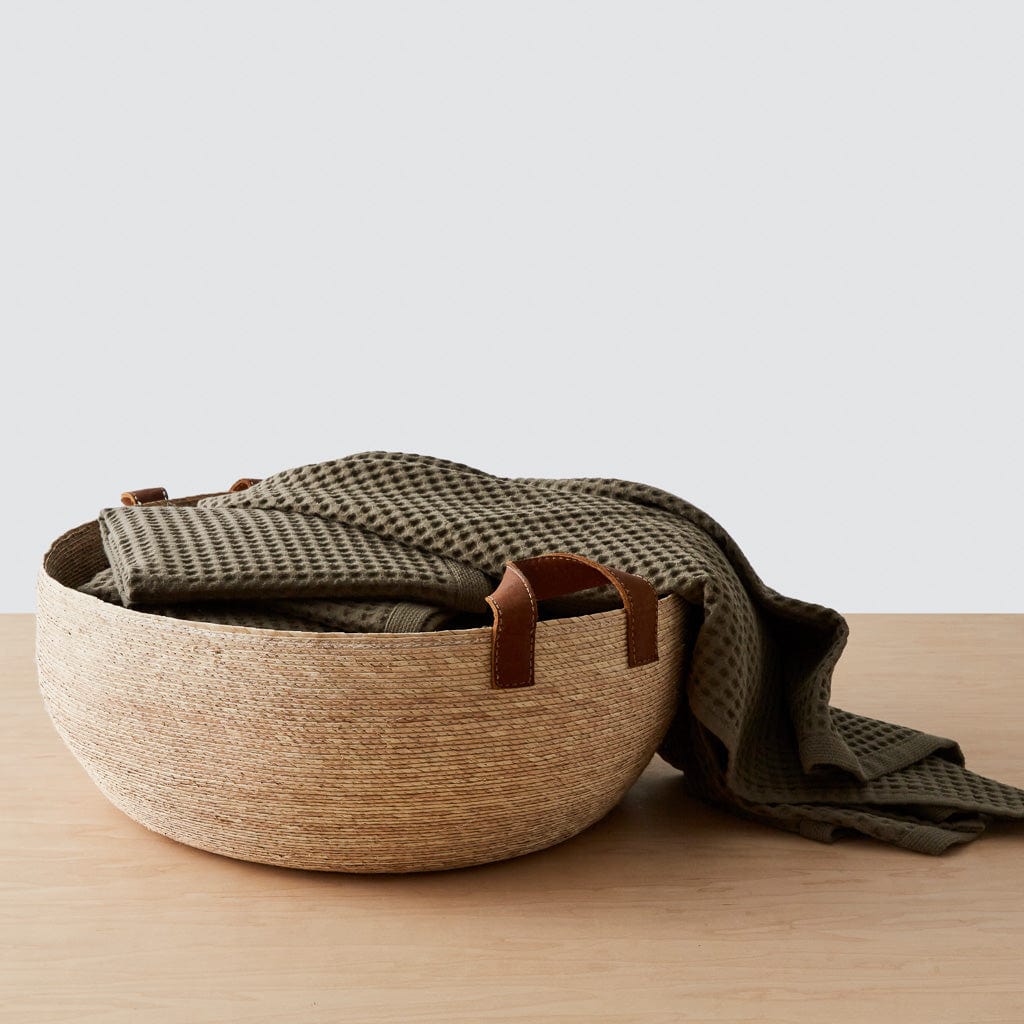 Mara Organic Waffle Bath Towel Set - 100% Cotton, Ultra Soft & Absorbent - Perfect for Spa, Bathroom & Luxury Home Use
