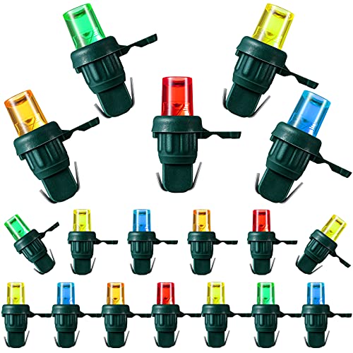 Green Base with Multicolor Bulb