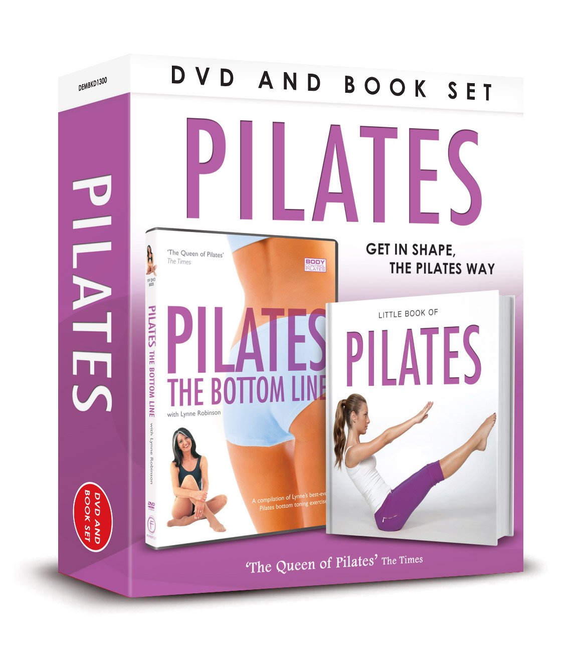 Best Pilates DVD & Book Gift Set for Beginners - Home Workout & Fitness Training - Perfect for Yoga Lovers & Home Exercise