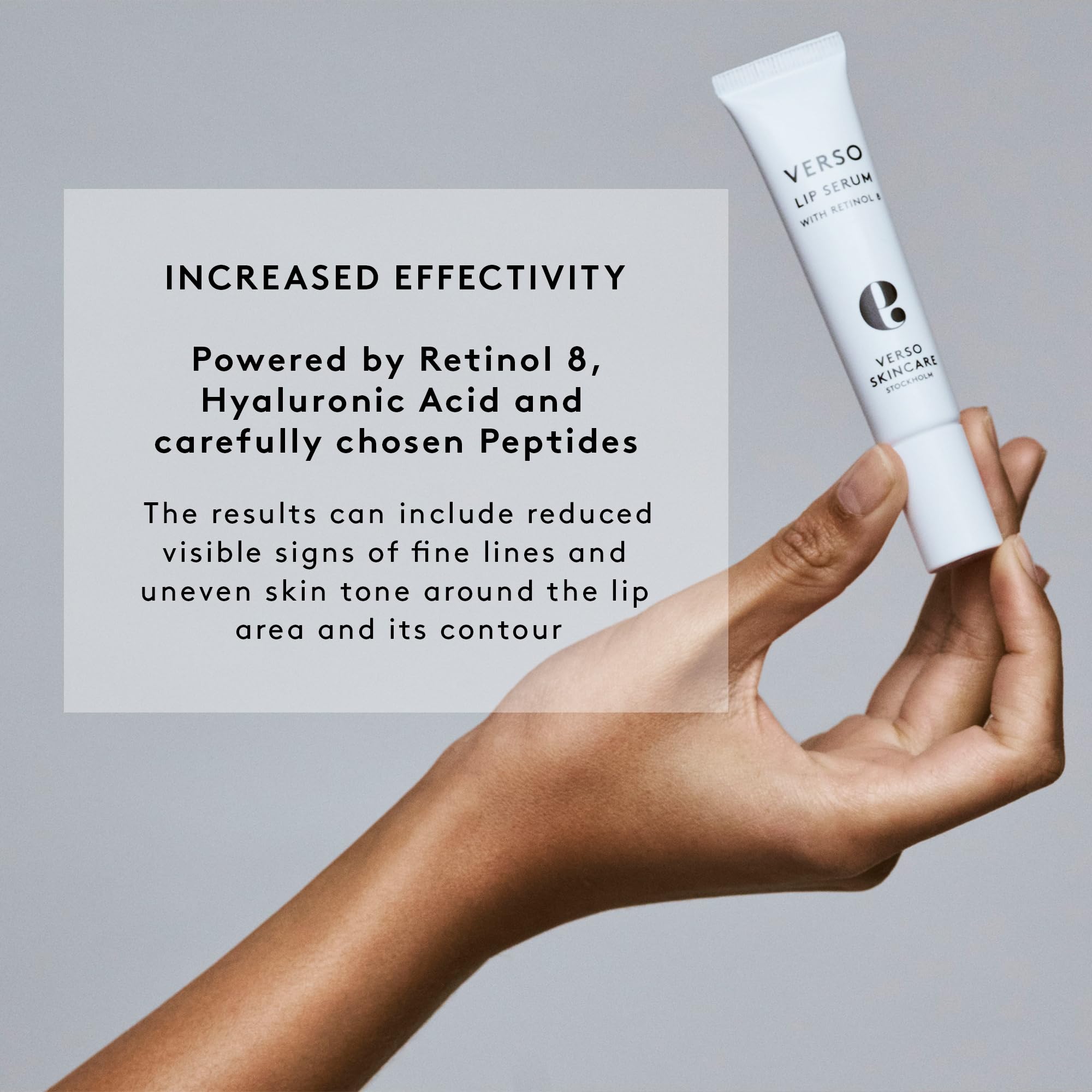Verso Skincare Lip Serum for Women - Hydrating & Plumping Lip Treatment, 0.5 oz | Anti-Aging Lip Care with Hyaluronic Acid | Perfect for Dry Lips & Nighttime Routine