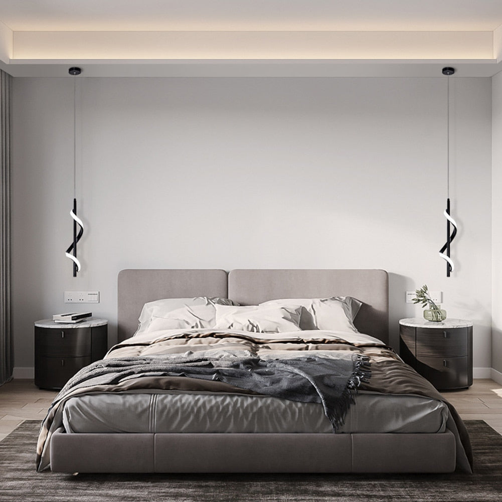 Modern LED Pendant Light Fixture - Adjustable Hanging Lamp for Dining Room, Kitchen Island & Bedroom | Energy Efficient Dimmable Lighting for Home Decor & Interior Design