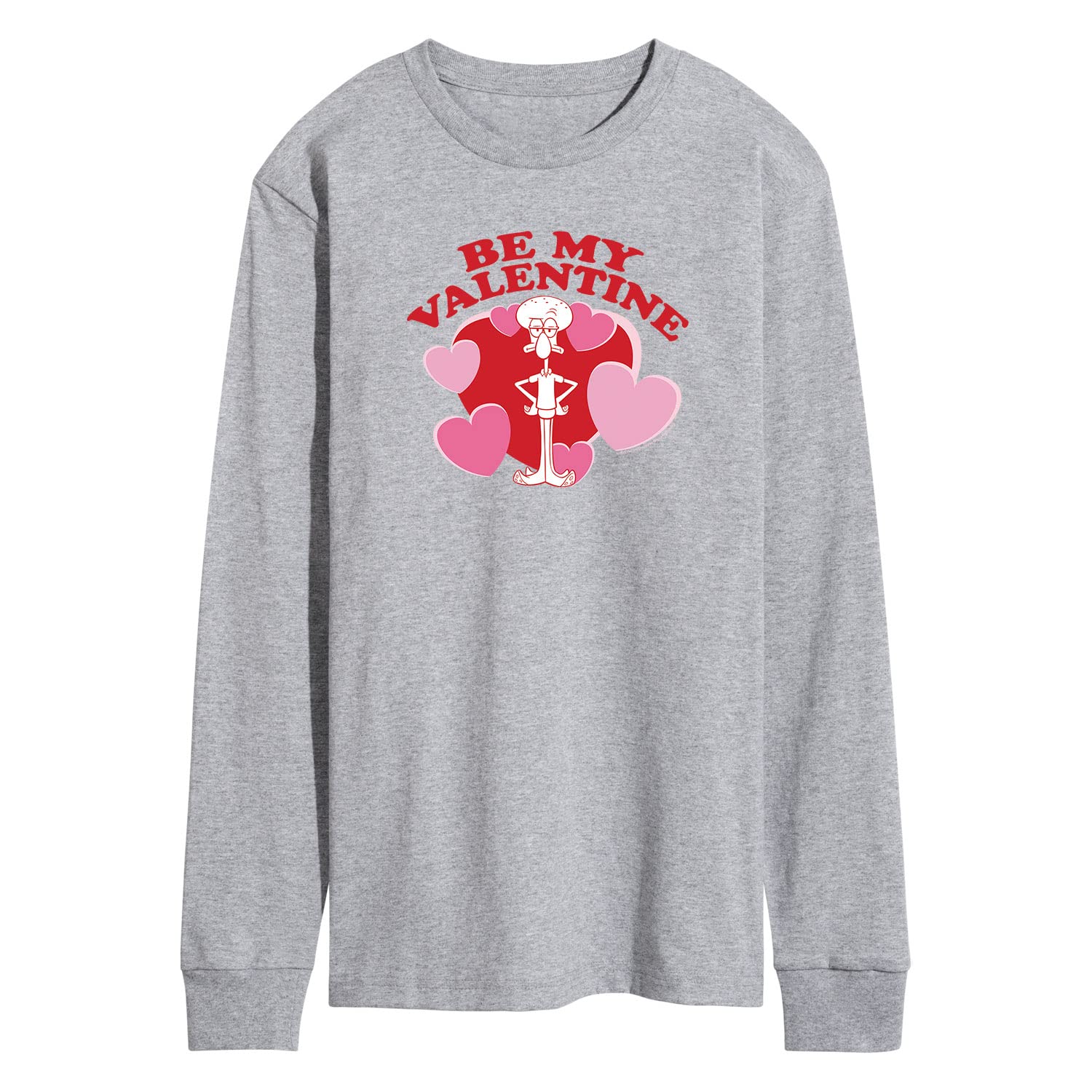 HYBRID APPAREL Spongebob Squarepants Heartbreaker Men's Long Sleeve T-Shirt - Funny Cartoon Graphic Tee for Casual Wear, Gifts & Fan Merchandise