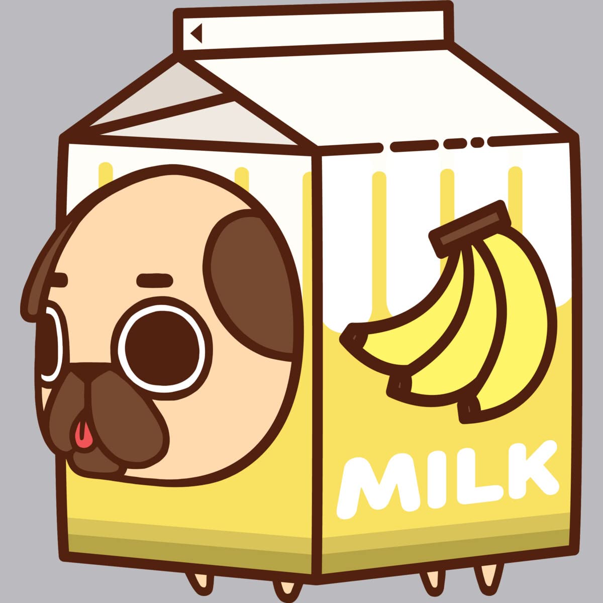 Puglie Banana Milk Graphic Men's Tank Top by Design By Humans - Soft & Comfortable for Summer, Gym, and Casual Wear