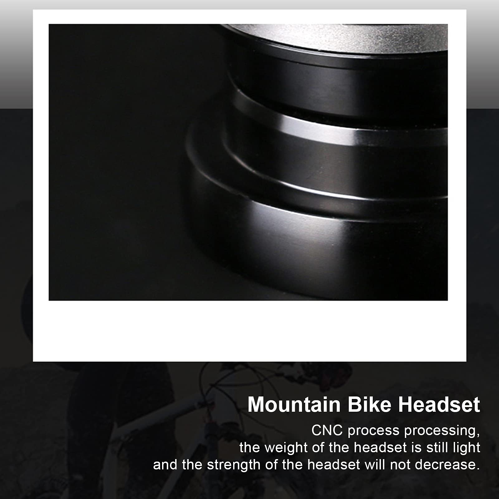 Alomejor 44mm Mountain Bike Headset Bearing Set - Double Sealed Bearings for Smooth Cycling - Compatible with Most MTB Bottom Brackets - Perfect for Trail Riding and Mountain Biking Adventures
