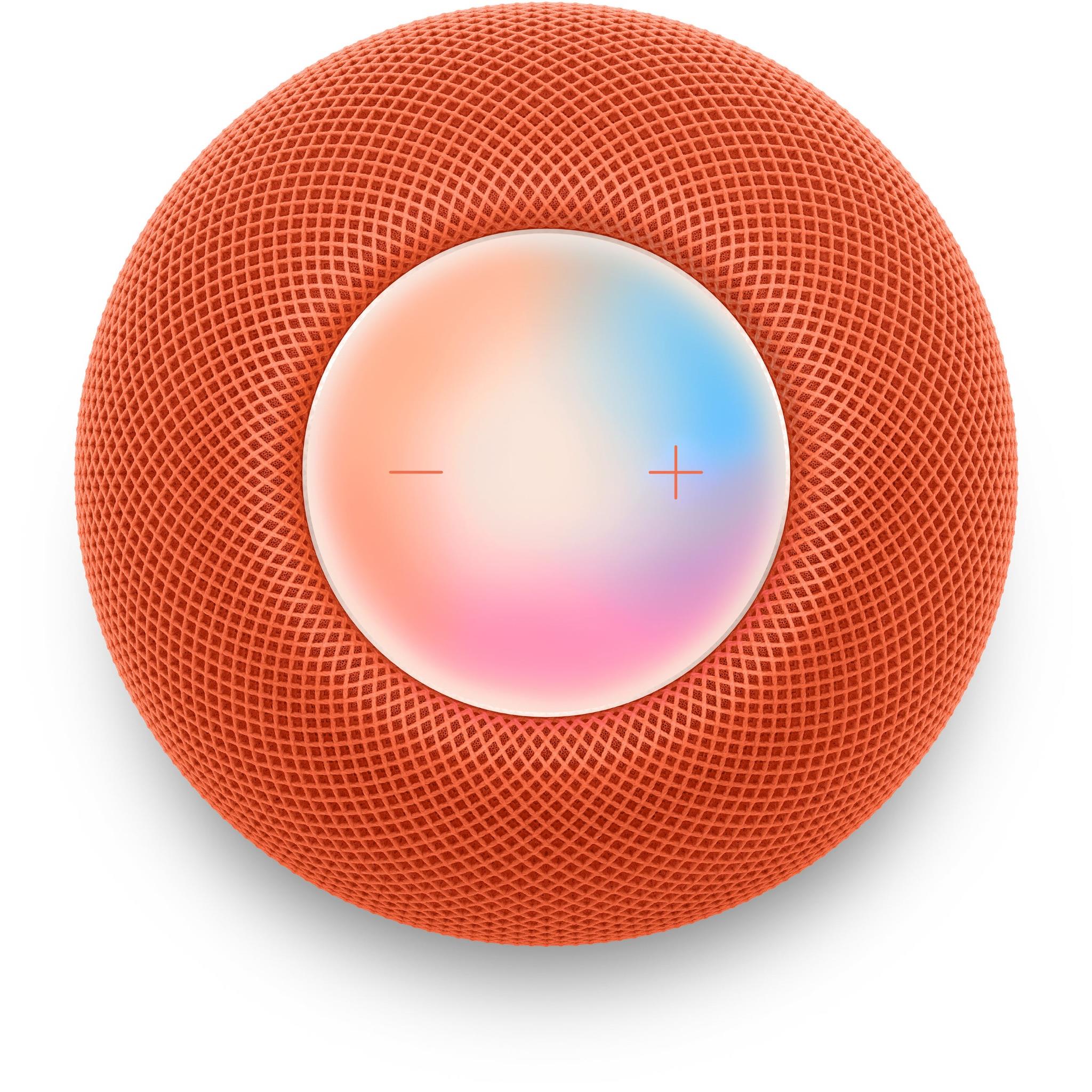 Apple HomePod Mini (Orange) - Smart Speaker with Siri, High-Quality Audio, HomeKit Hub - Perfect for Home, Office & Music Lovers