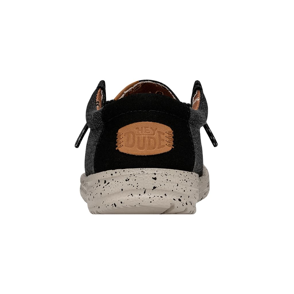 Hey Dude Wally Linen Shoes for Boys - Lightweight & Comfortable Casual Sneakers - Perfect for School, Play & Everyday Wear