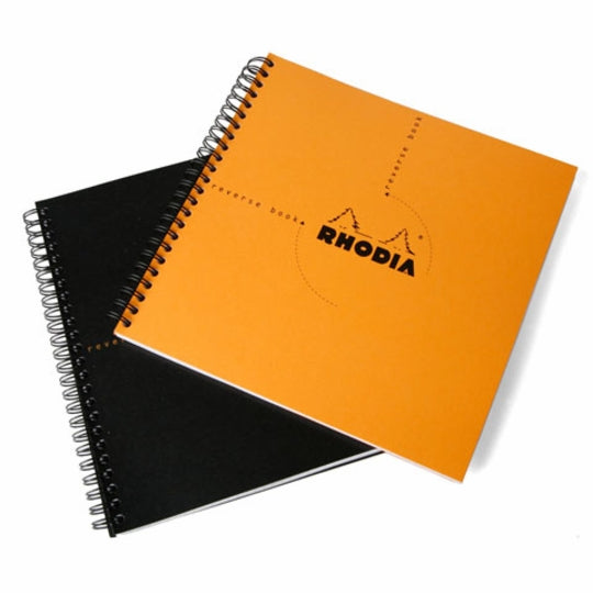 Rhodia Reverse Book Graph Notebook - Premium Grid Paper for Writing, Sketching & Note-Taking - Perfect for Artists, Students & Professionals