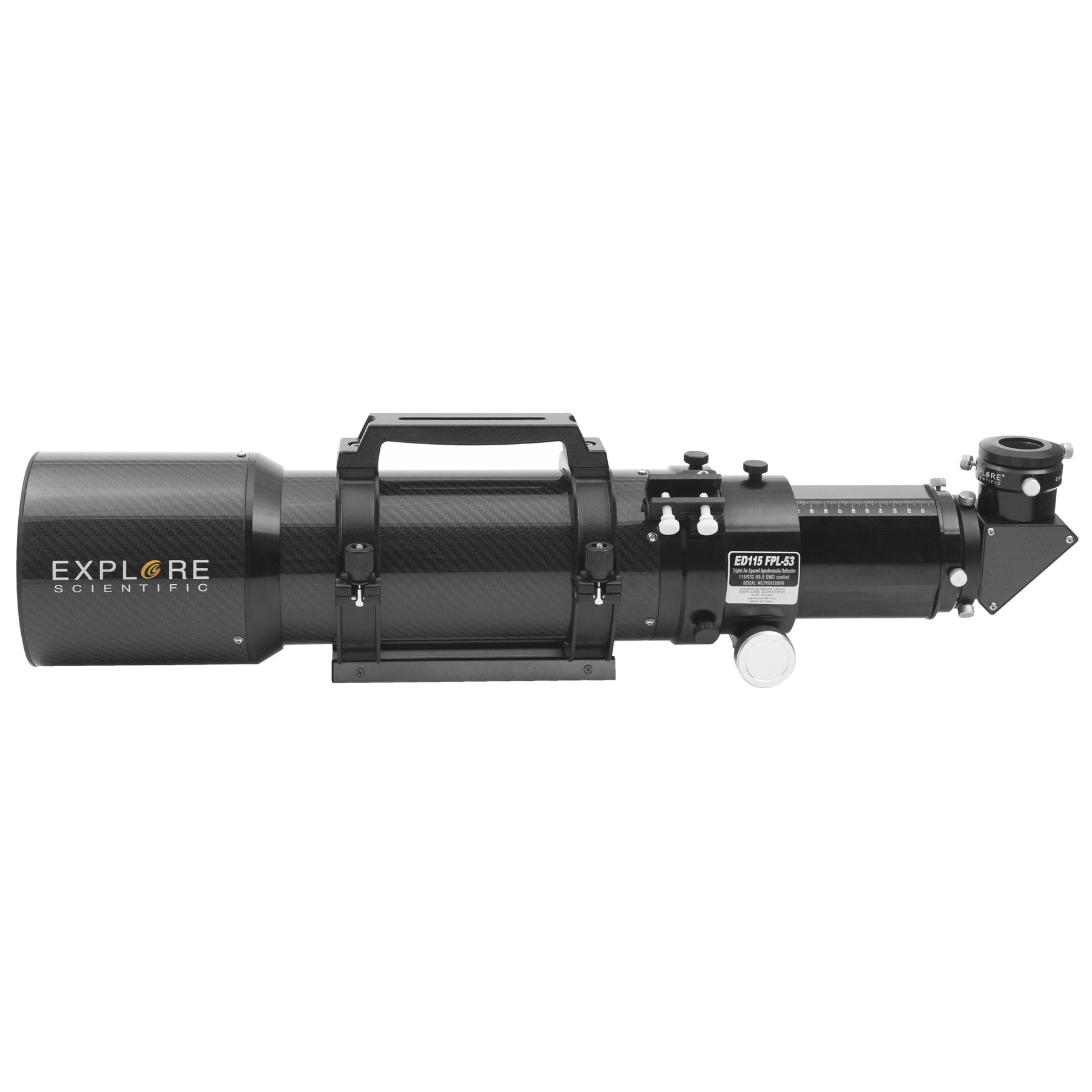 Explore Scientific 115mm f/5.5 FPL-53 Air Spaced Triplet ED APO Refractor Telescope - Premium Astrophotography & Stargazing for Deep Space Observation